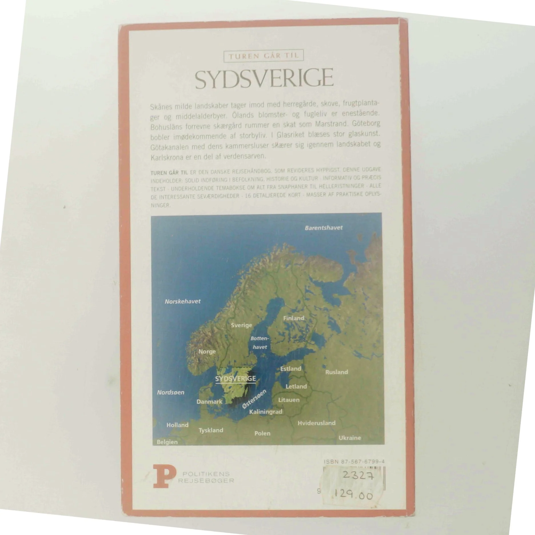 Turen går til Sydsverige (Bog)