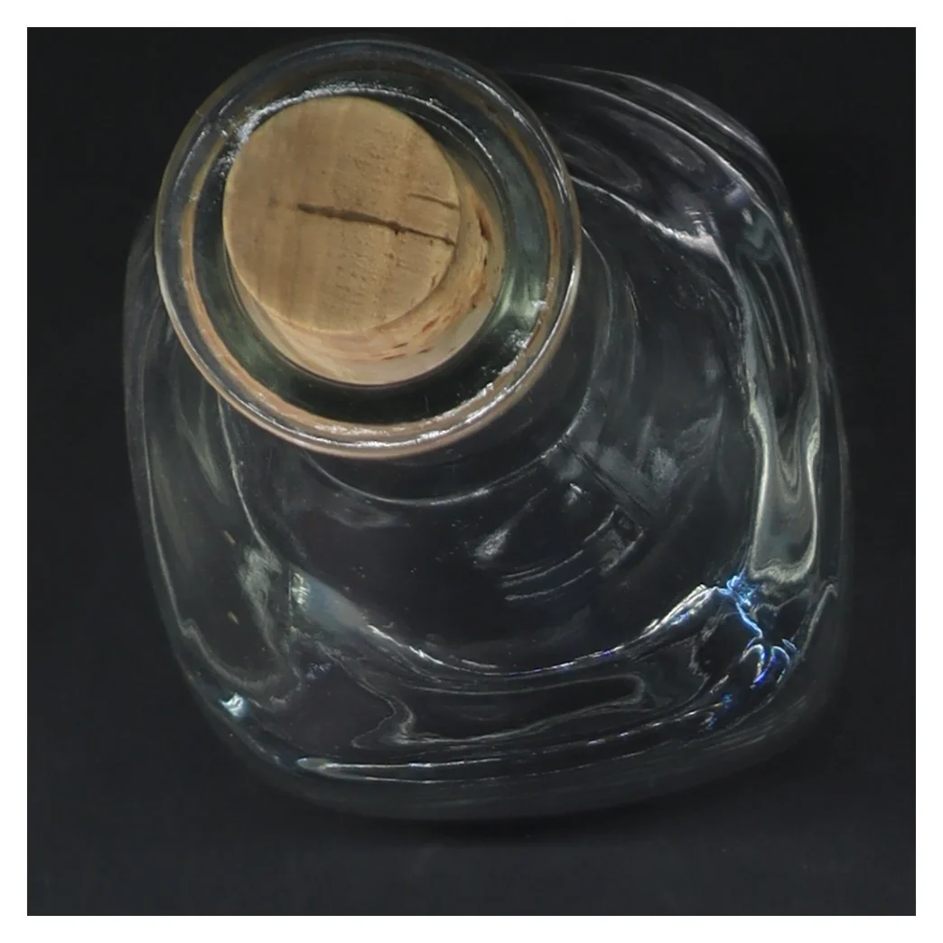 Glasflaske med korkprop (str. 21 cm)