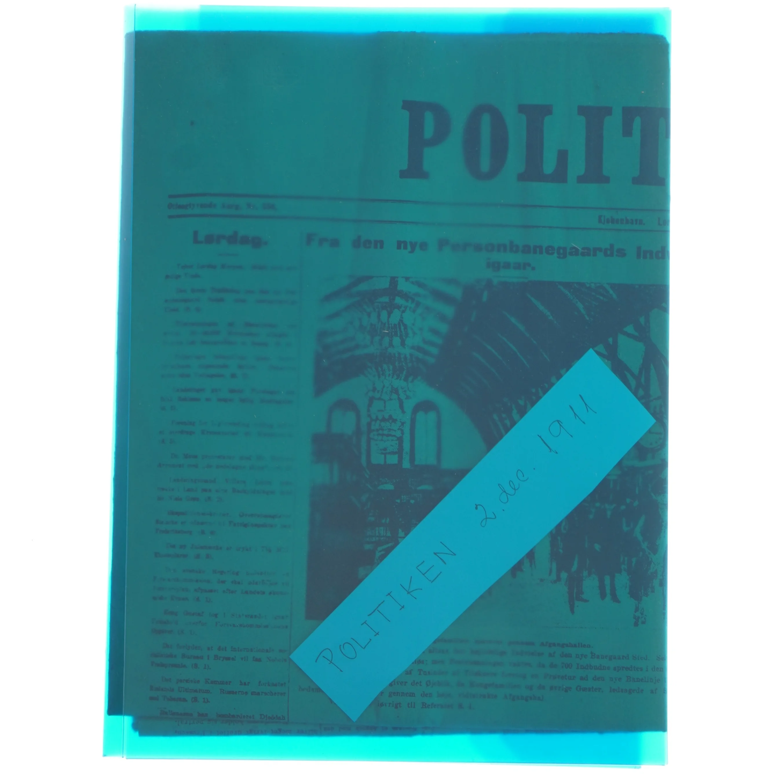 Gamle Politiken aviser fra 1911 fra Politikkens Forlag