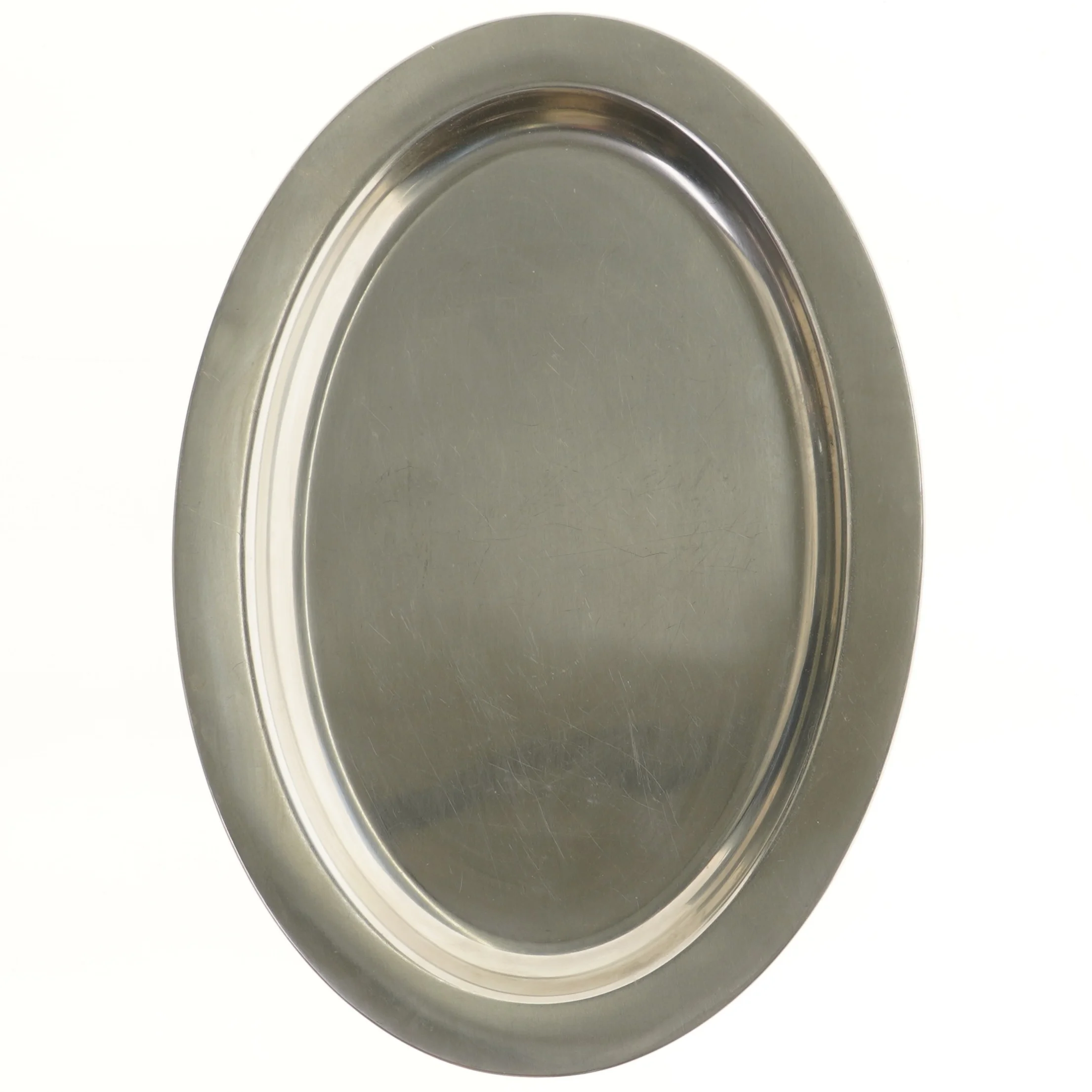 Ovalt metal fad (str. 31,5x45 cm)