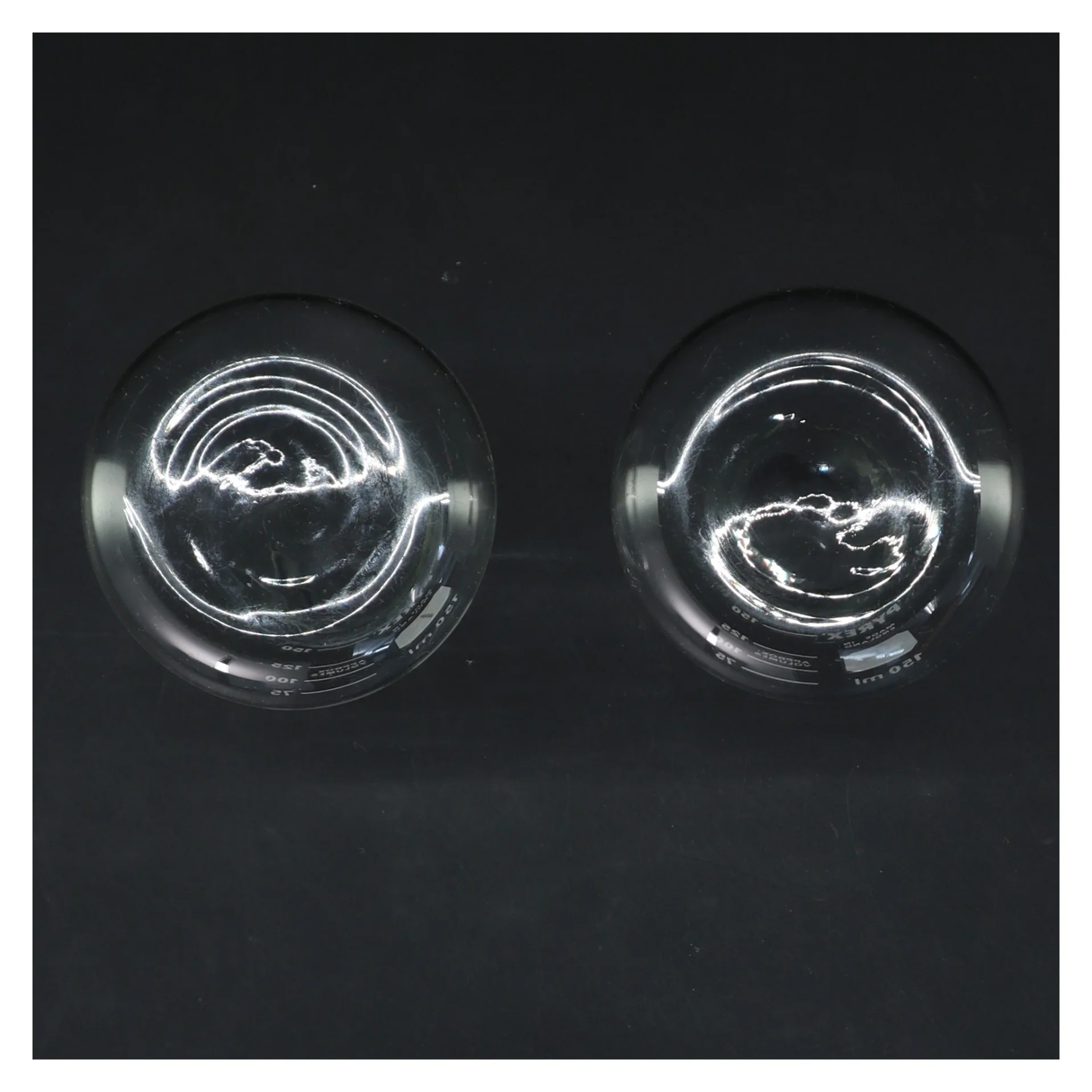 To Pyrex kolber 150 ml fra Pyrex (str. Ø 2 stk 12,5 cm)