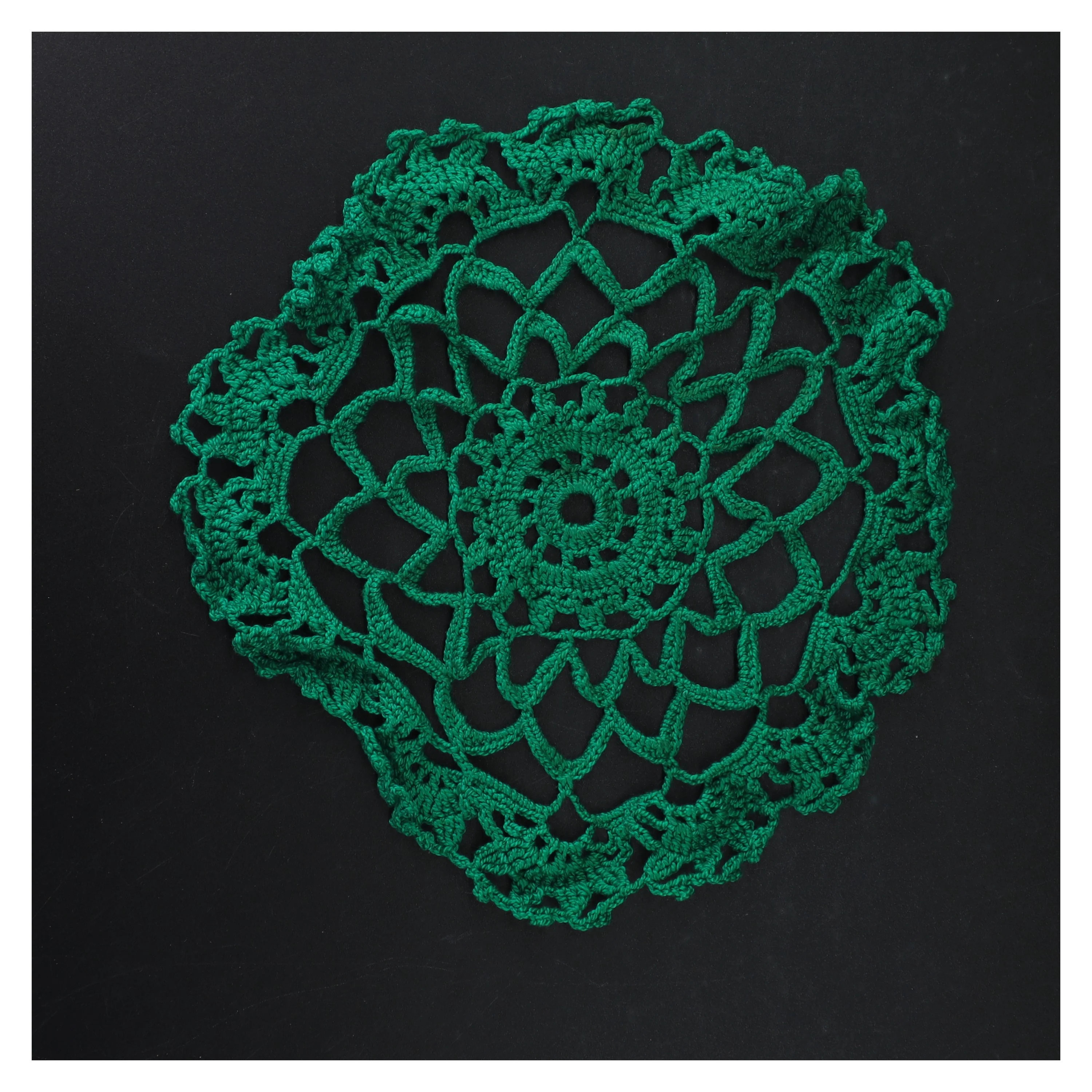 Hæklede bordskånere