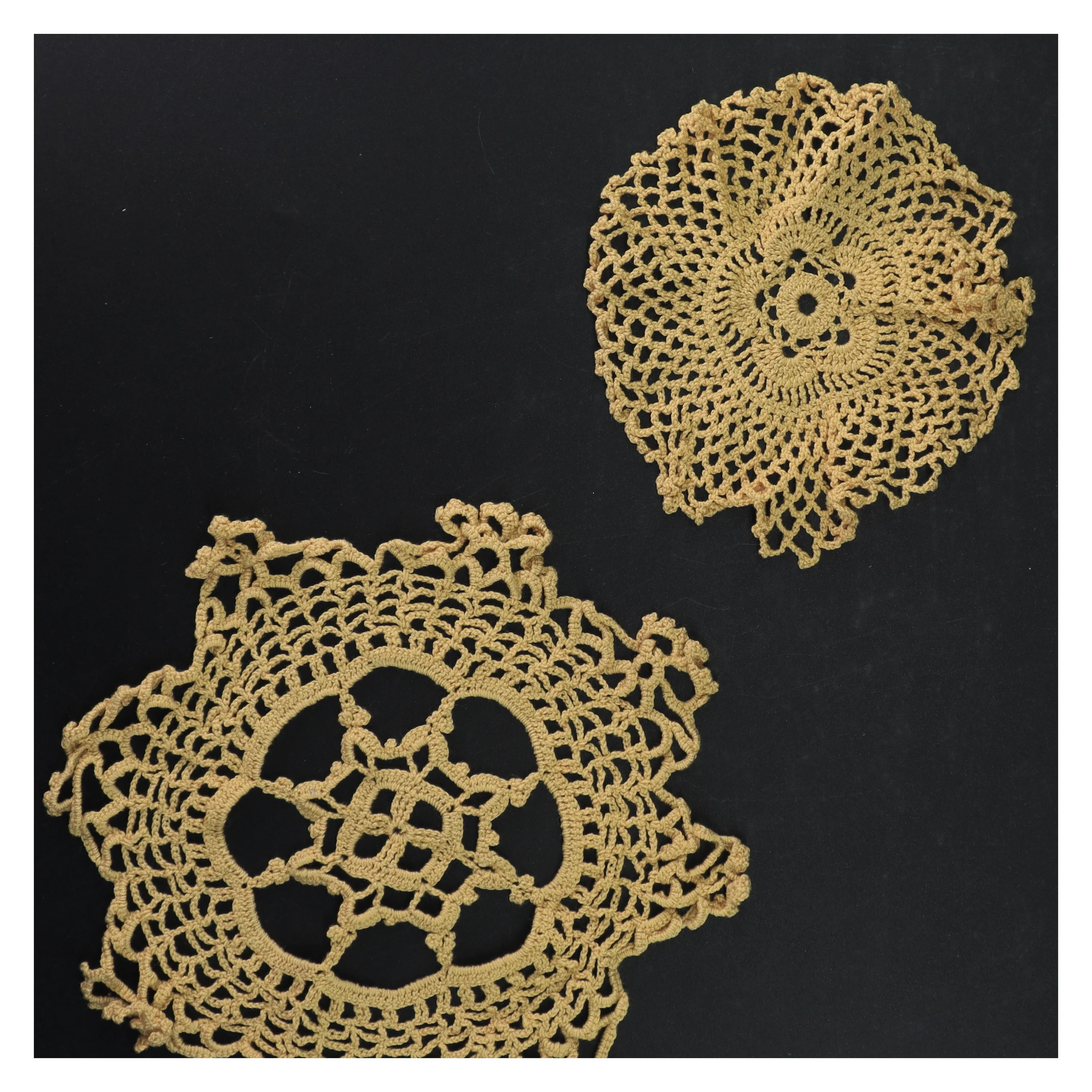 Hæklede bordskånere