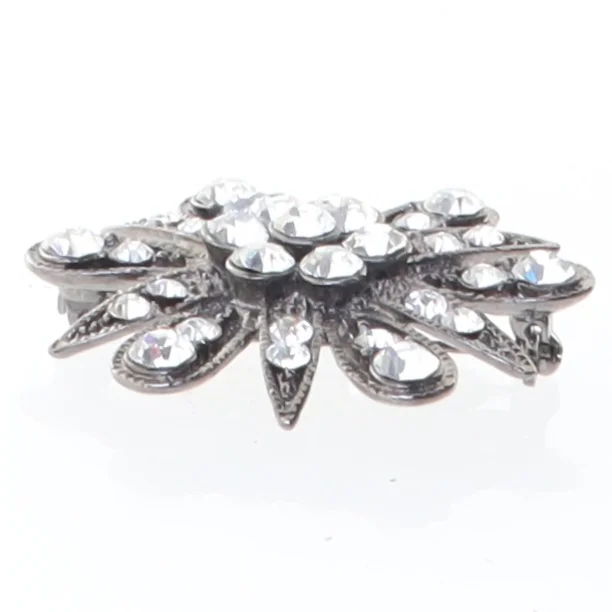 Broche med sten (str. 4,5 cm)