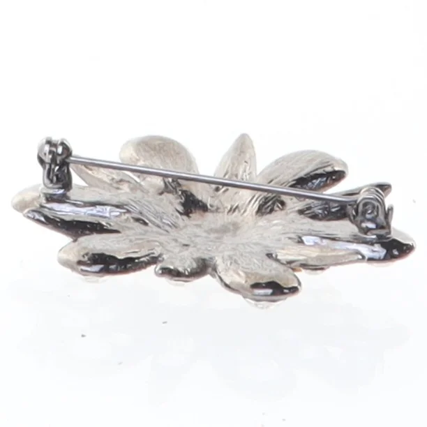 Broche med sten (str. 4,5 cm)