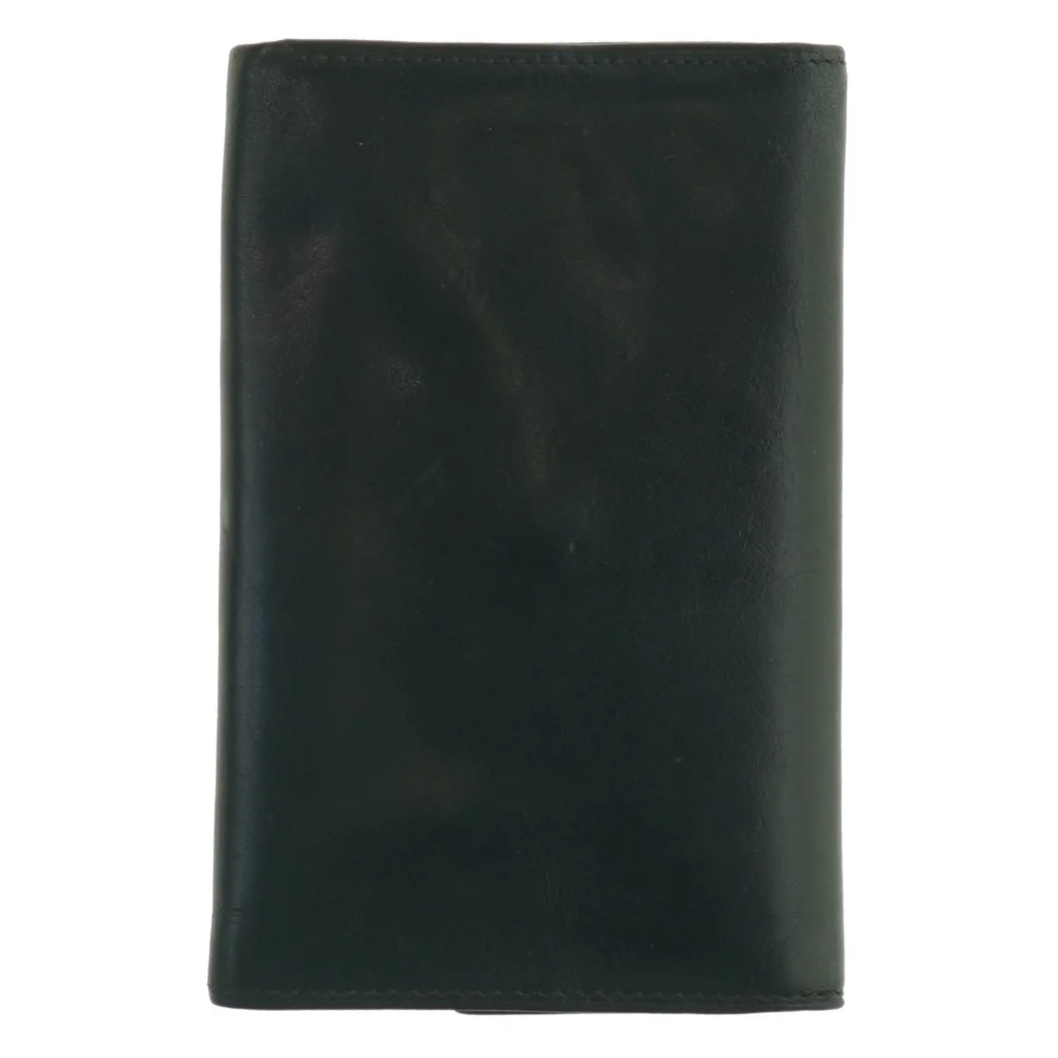 Sort læderpung fra Adax (str. 15 x 10 cm)