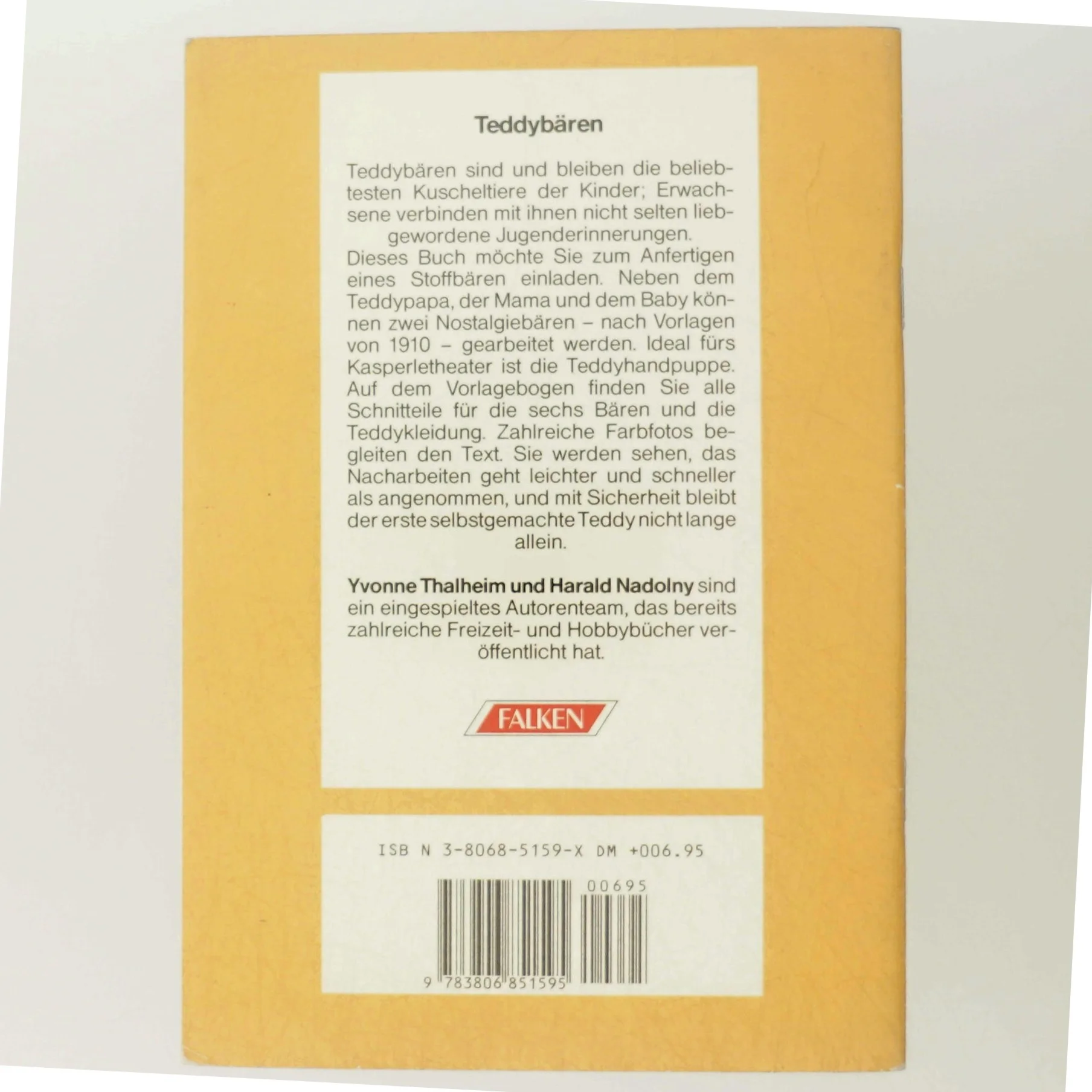 Teddybären af Yvonne Thalheim, Harald Nadolny (Bog)