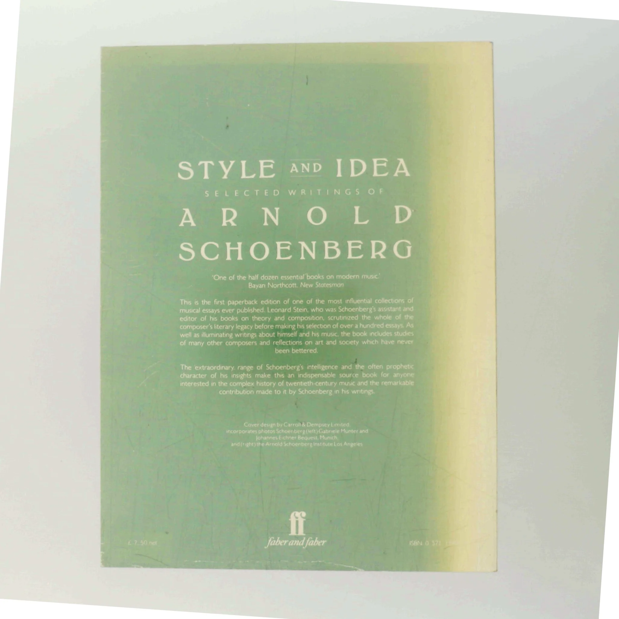 Style and Idea af Arnold Schoenberg (Bog)