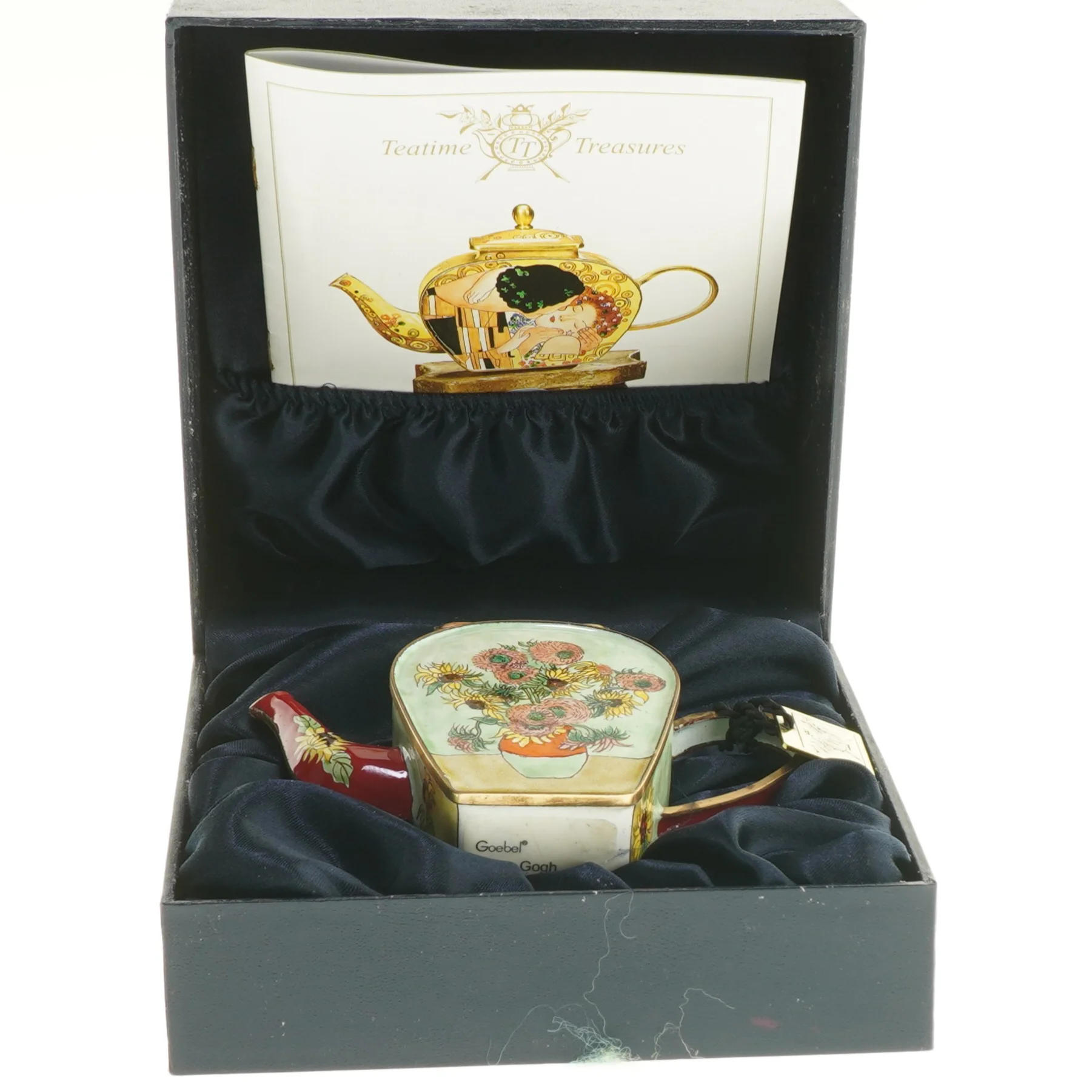 Dekorativ tekande fra Goebel (str. 10x12 cm)