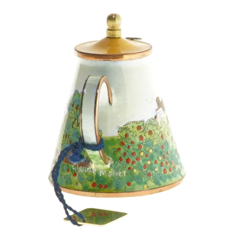 Dekoreret mini tekande (str. 9,5x8,5 cm)