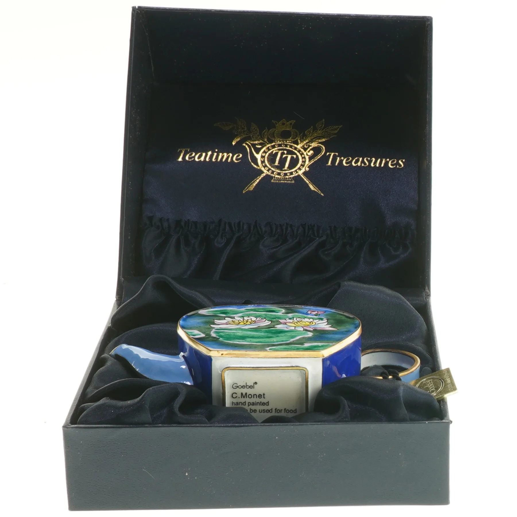 Dekorativt tekande fra Goebel fra Goebel (str. 13x8,5 cm)