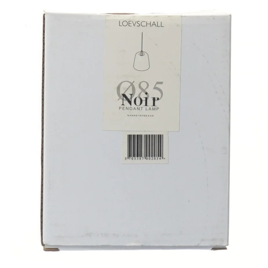 Loevschall Noir pendellampe (str. Ø 8,5 cm)