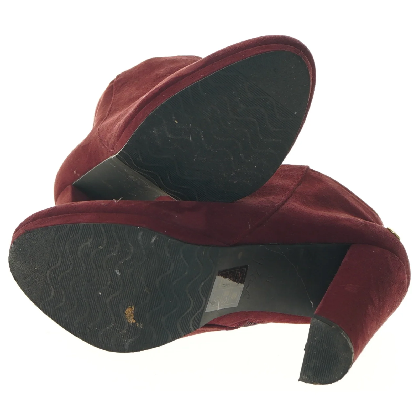 Bordeaux dame støvler med hæl fra Blink (str. 37 )