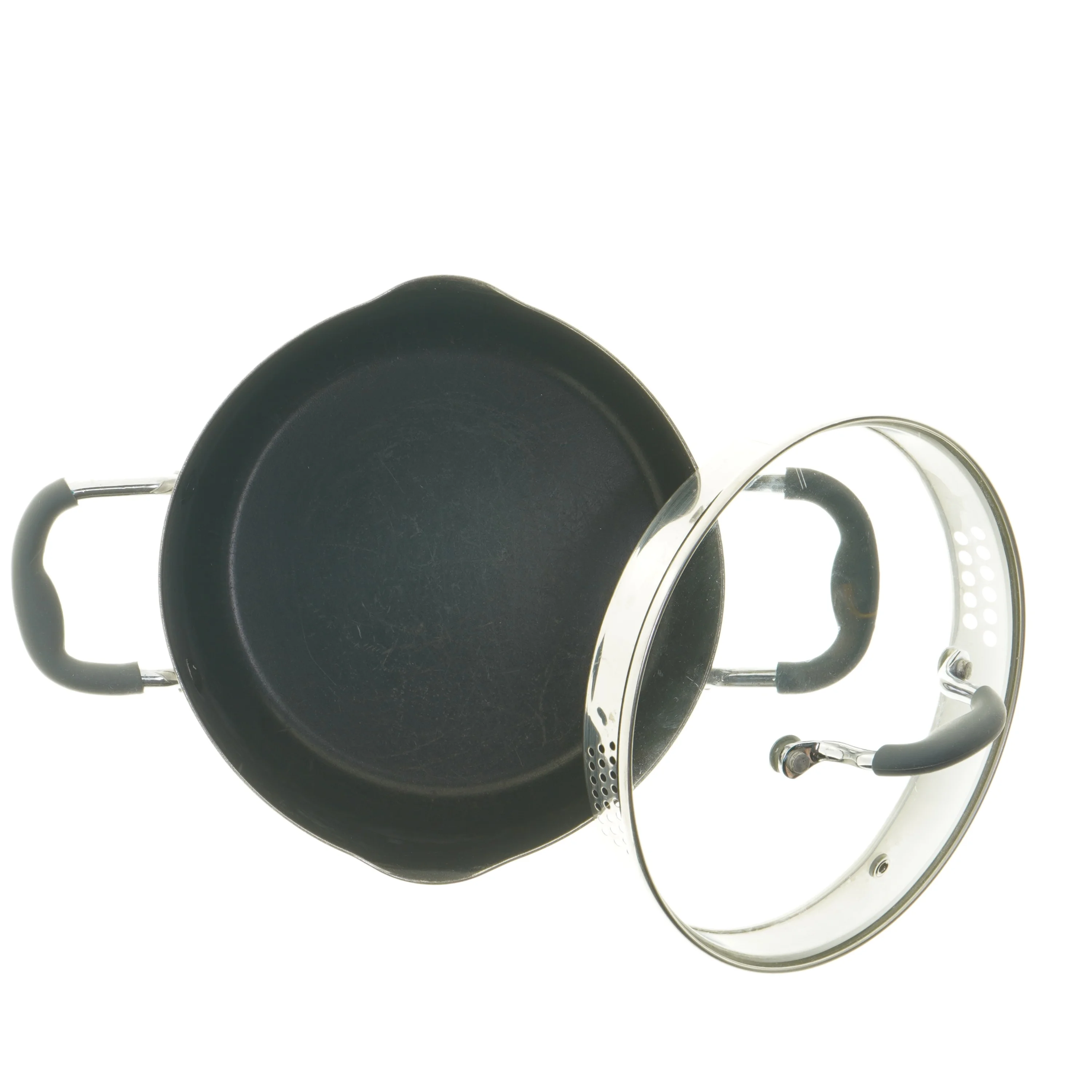 Stor gryde med låg fra Cookware (str. Ø 22 cm)