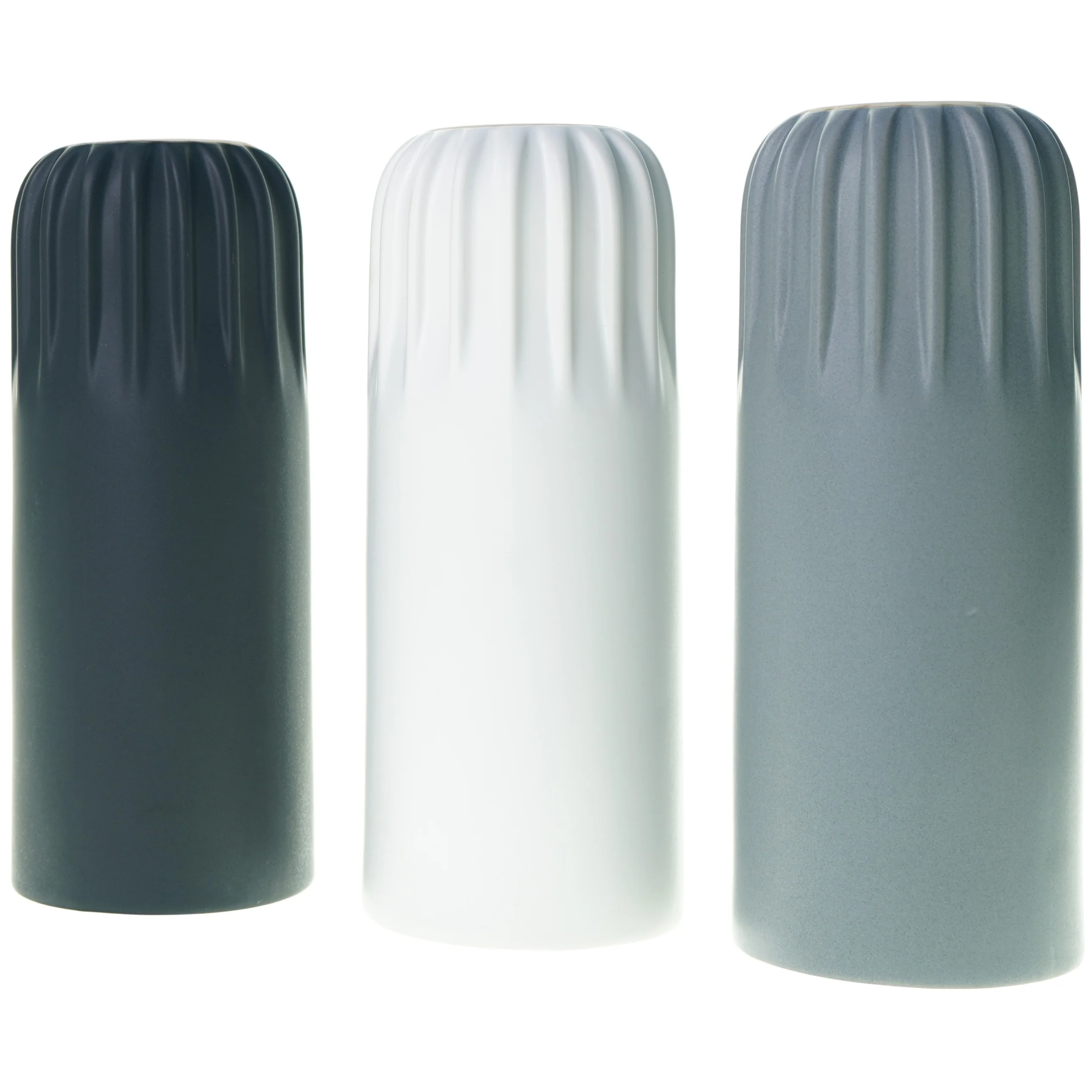 3 x vaser fra Hübsch (str. 24 cm )