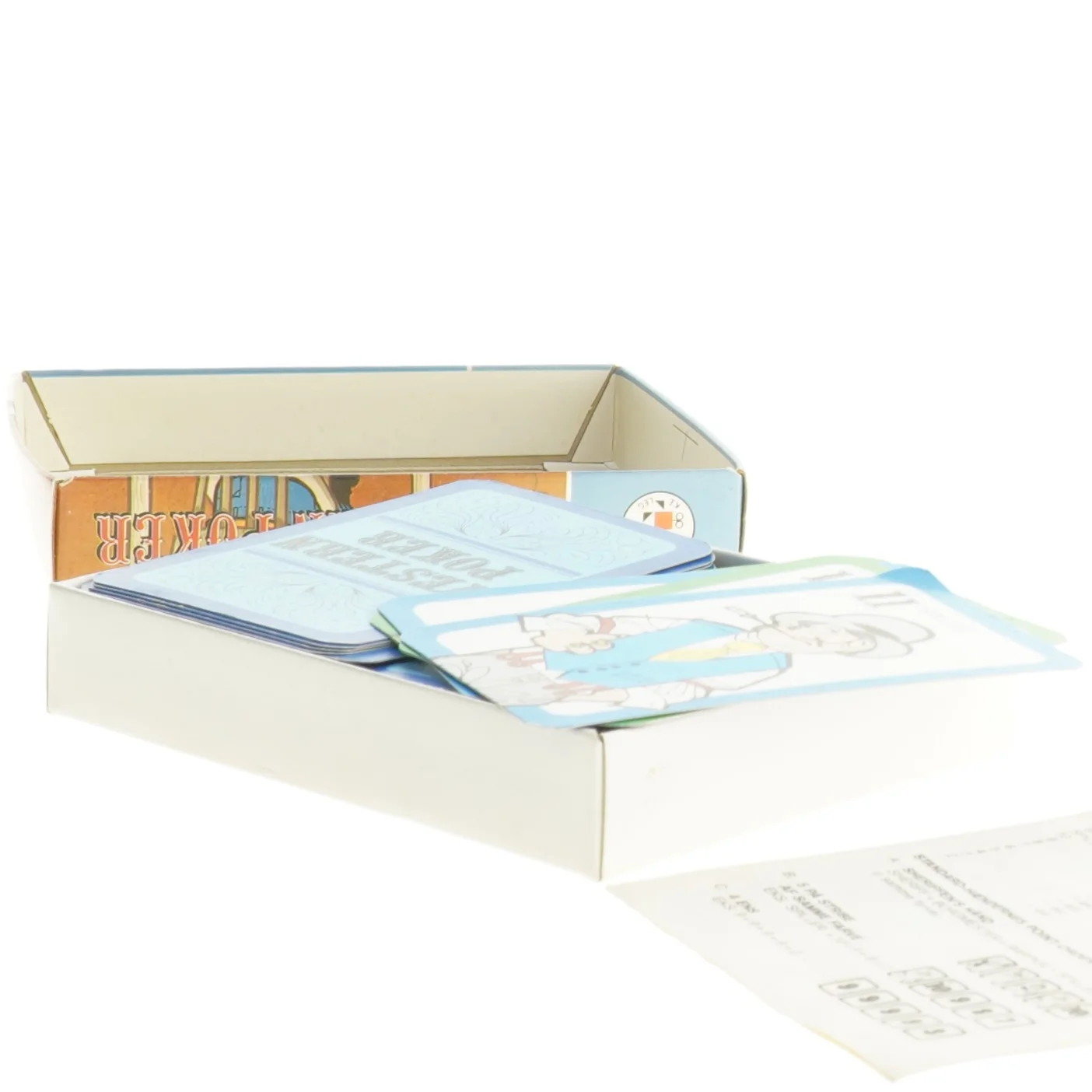 Western Poker spillekort (str. 13 x 10 cm)