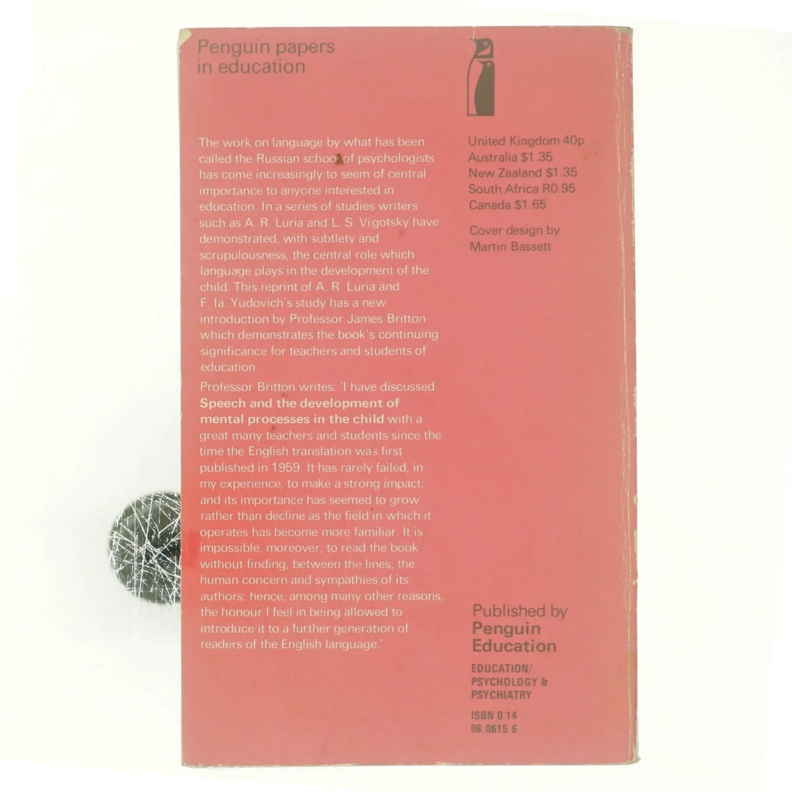 Speech and the Development of Mental Processes in the Child: An Experimental Investigation Paperback – February 28, 1972 by A.R. Luria