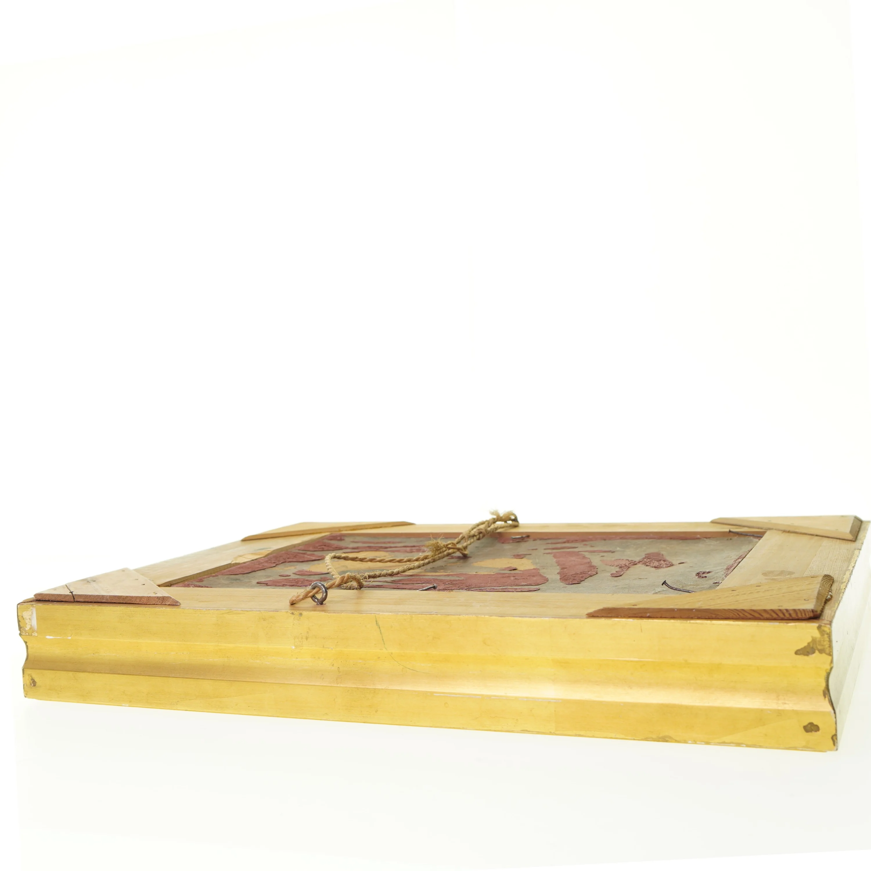 Maleri med guldramme (str. 46 x 37 x 6 cm)