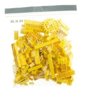 Pose med gule LEGO klodser fra Lego (str. 0,38. kilo)
