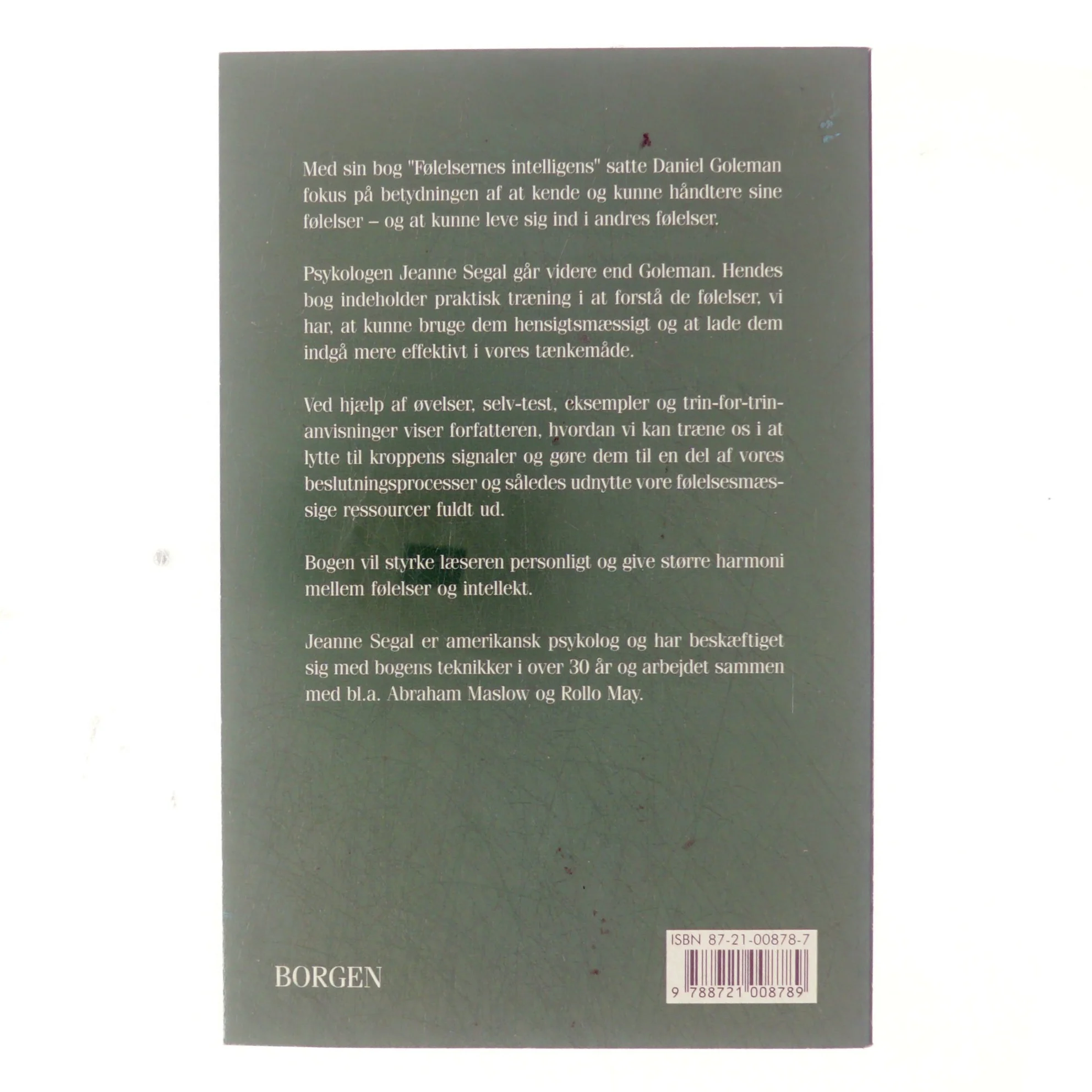 Træn din følelsesmæssige intelligens : en praktisk vejledning af Jeanne Segal (Bog)