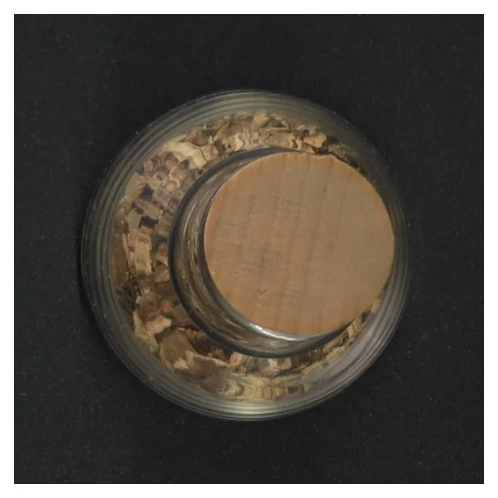 Karaffel med korkprop (str. 12 x 5 cm)