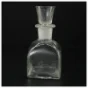 Gennemsigtig glaskaraffel med prop (str. 19 x 9 cm)