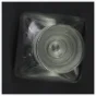 Gennemsigtig glaskaraffel med prop (str. 19 x 9 cm)