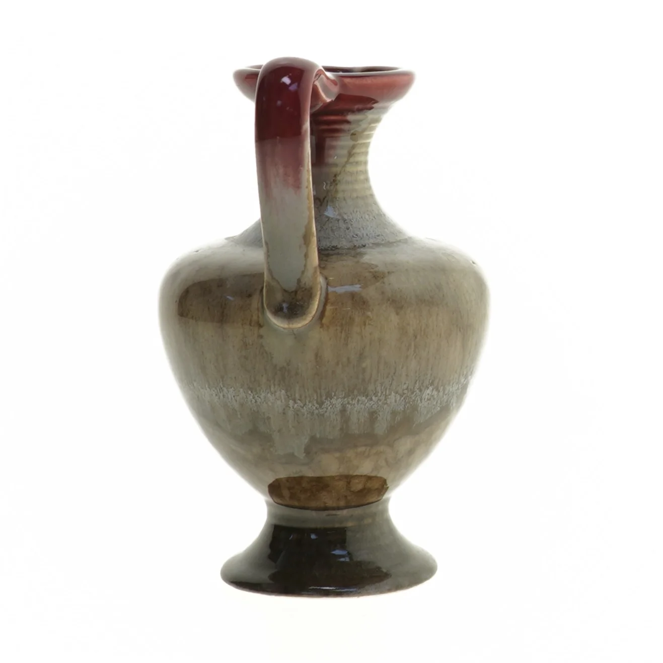 Lille dekorationsvase med hank (str. 15 cm)