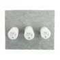 LED Bloklys (3 stk) fra Clas Ohlson (str. Ø:7/H: 13, 15 og 10 cm)