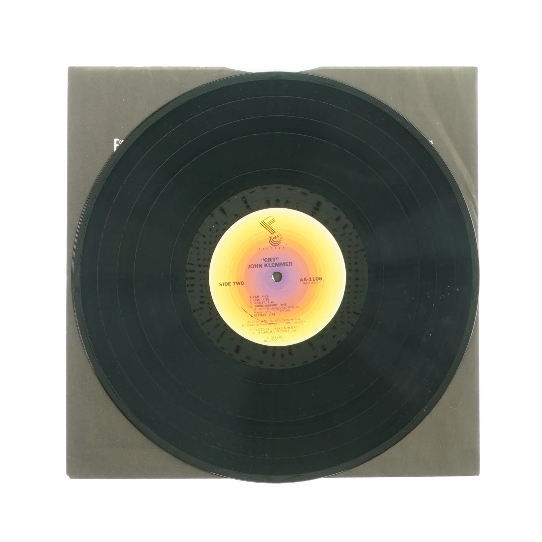 Cry af John Klemmer fra IP