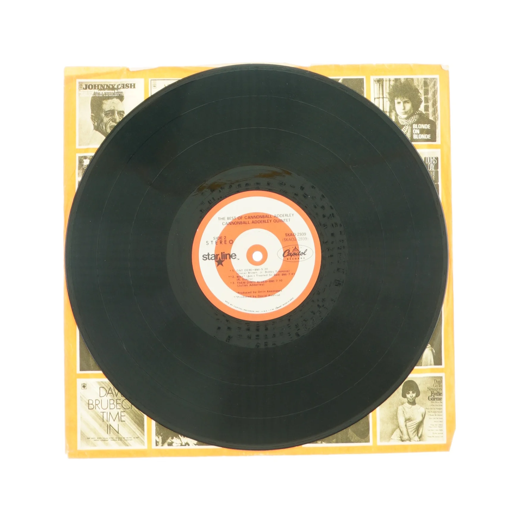 The best of Cannonball Adderley af Cannonball Adderley Quintet fra LP