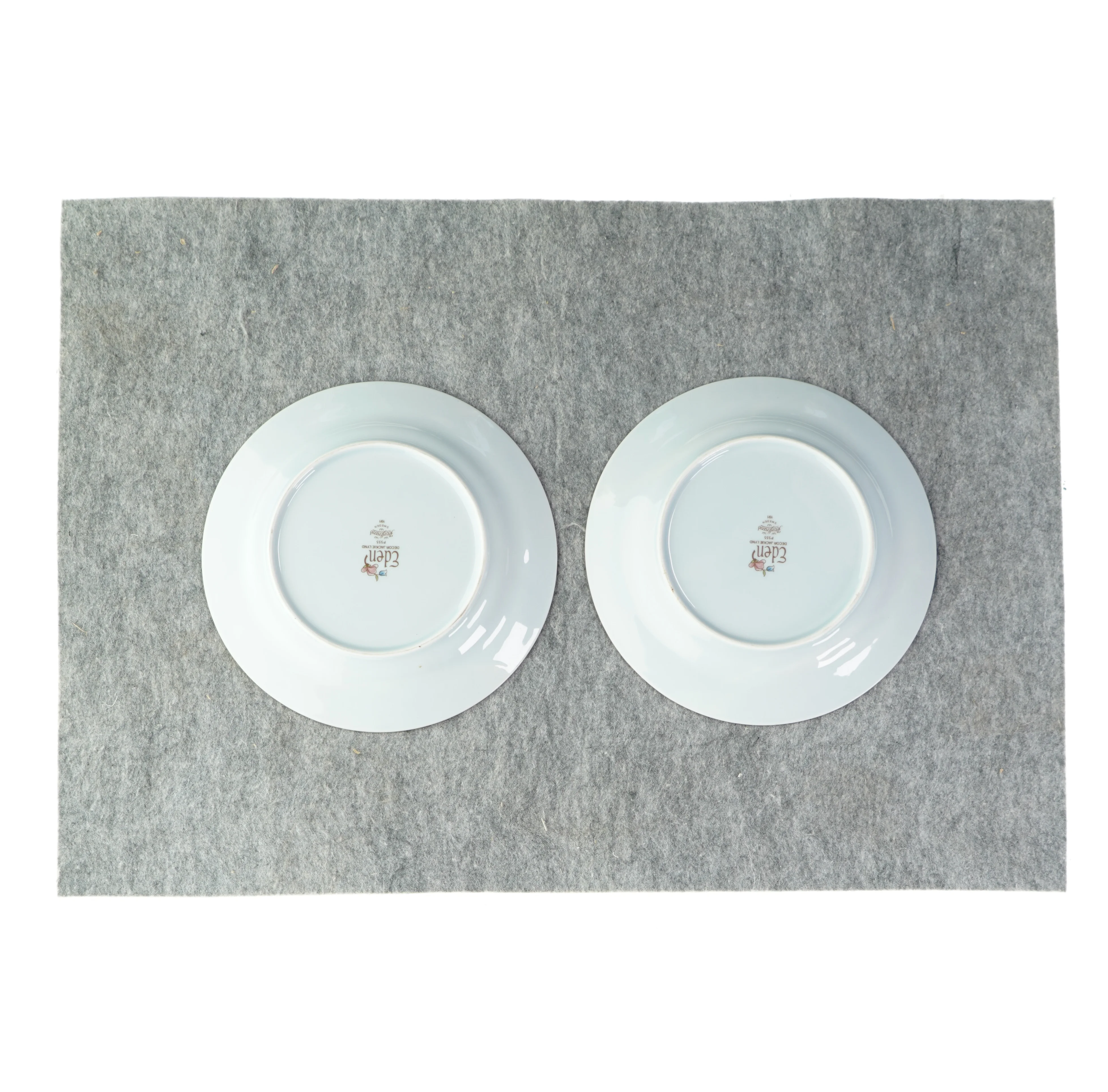 Tallerken med mønster (2 stk.) fra Eden (str. Ø:22)