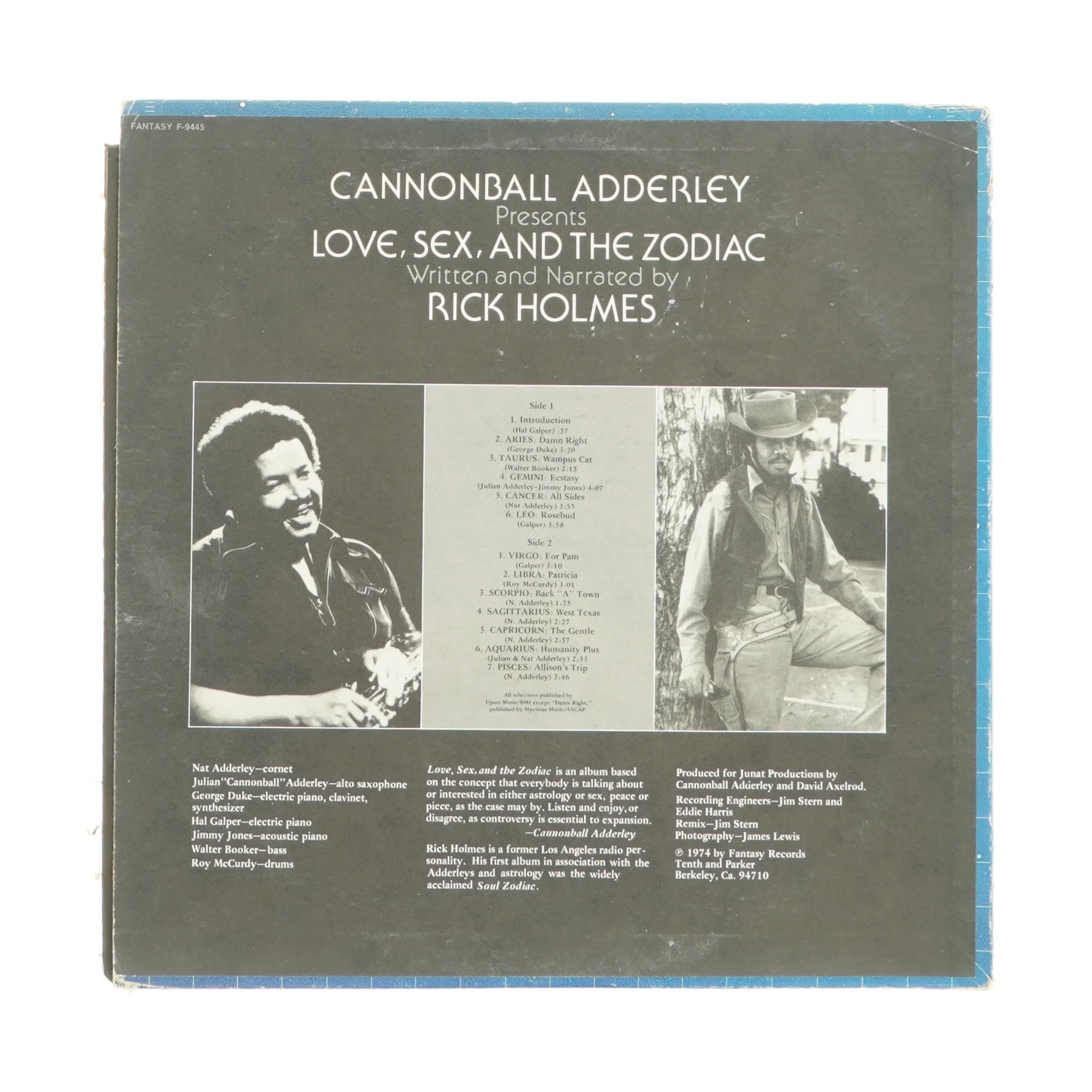 Love, sex and the zodiac af Cannonball Adderley  fra LP