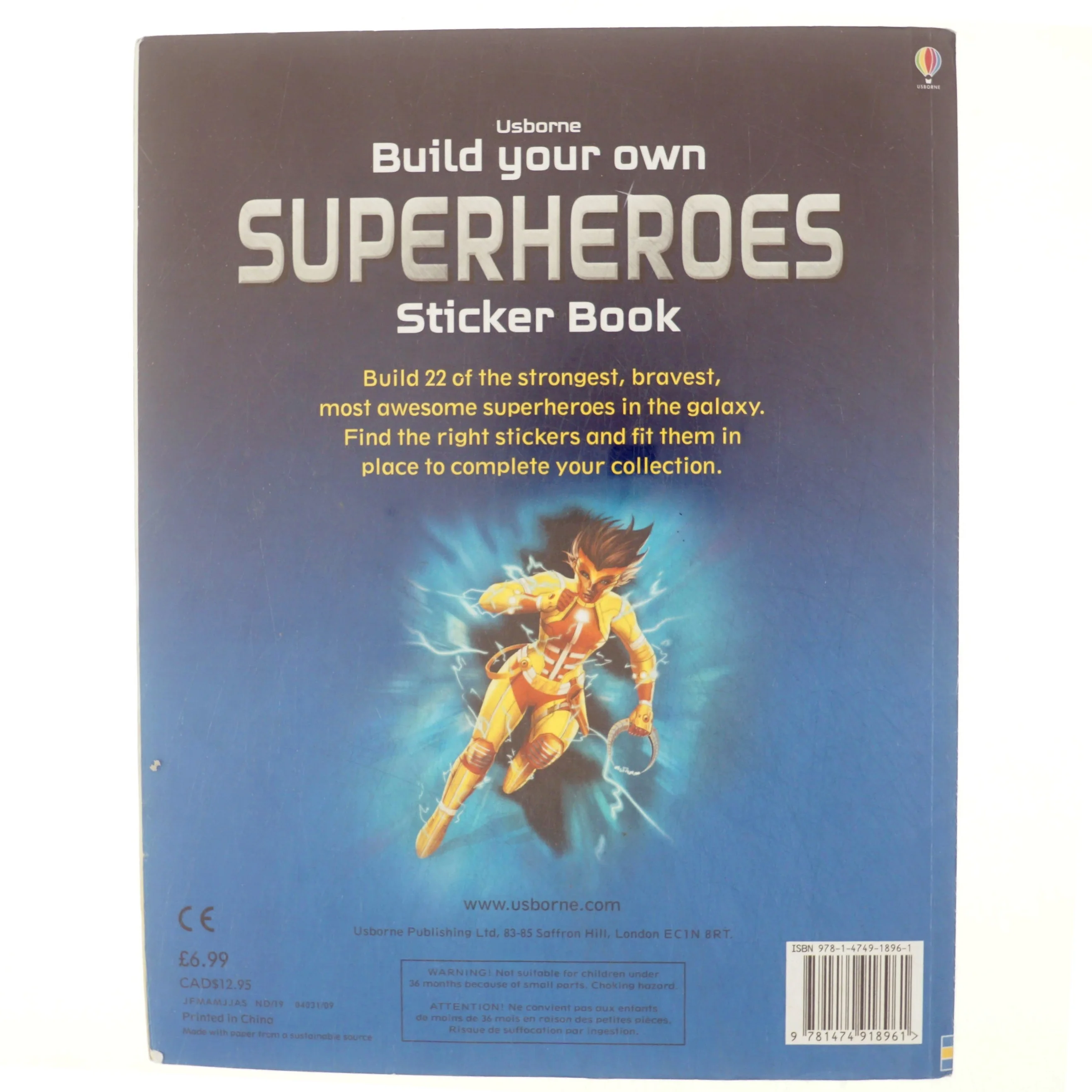 Build Your Own Superheroes Sticker Book af Simon TUDHOPE (Bog)