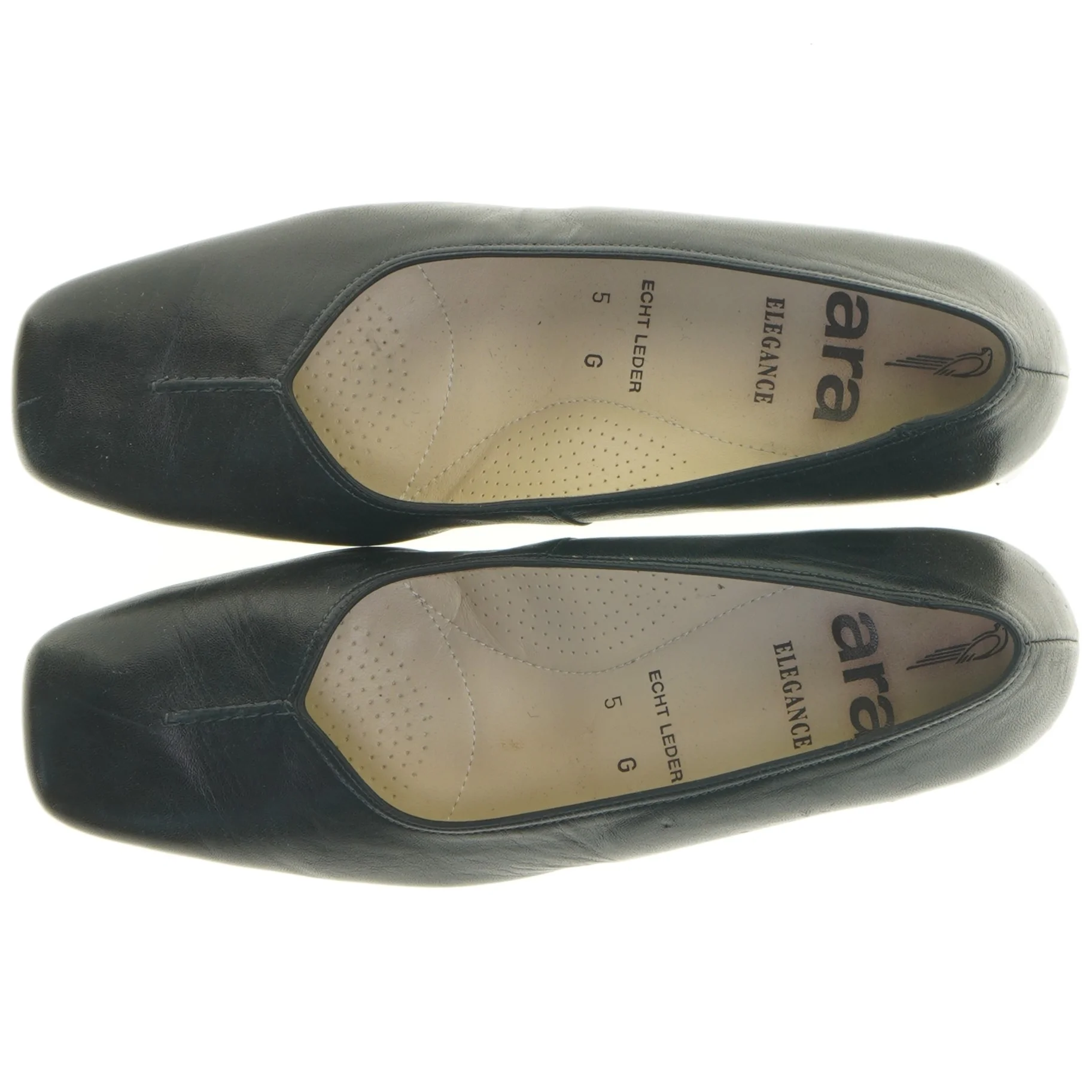 Sorte lædersko fra Ara (str. 5)