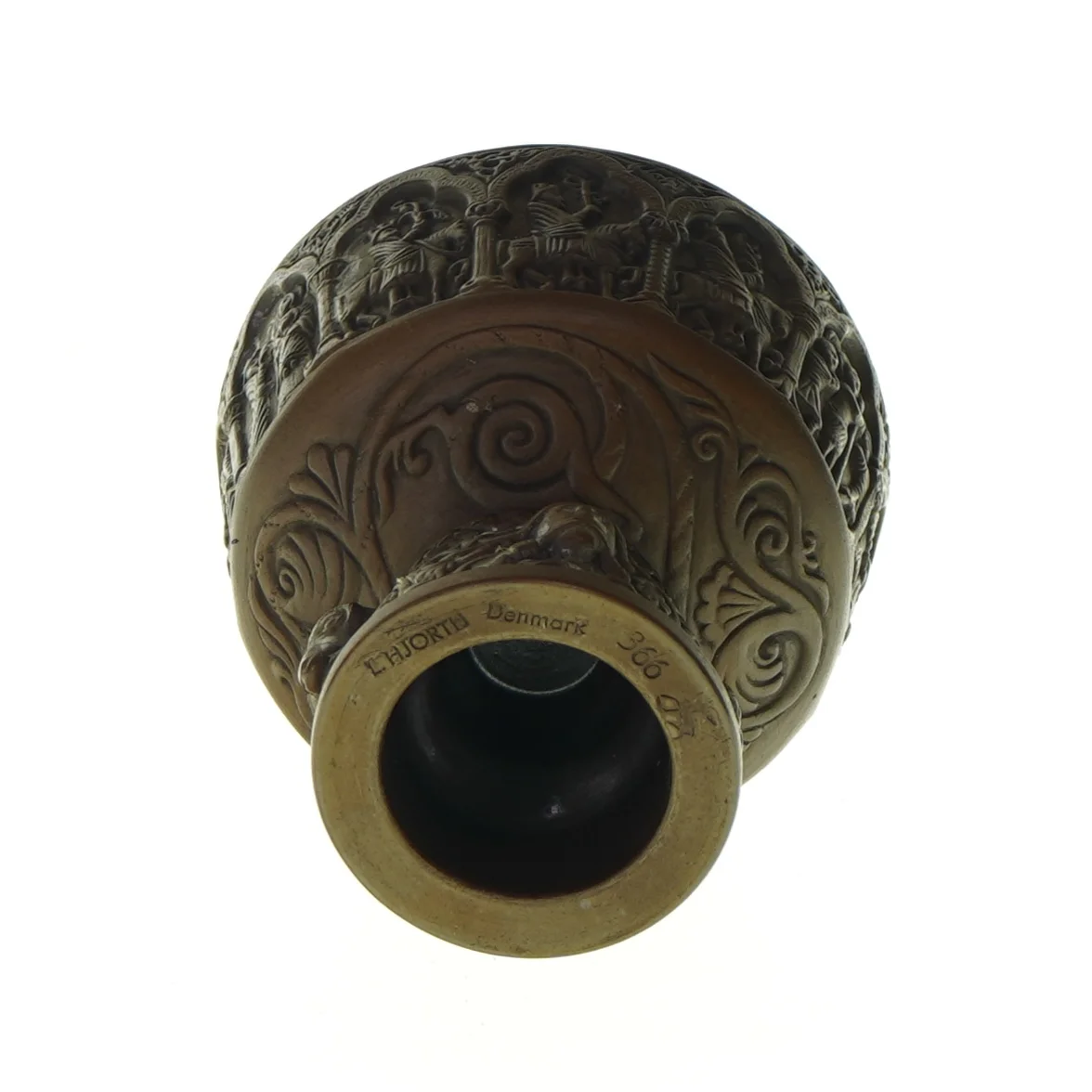 Krukke med mønster fra L. Hjort (str. HØ:15x13cm)