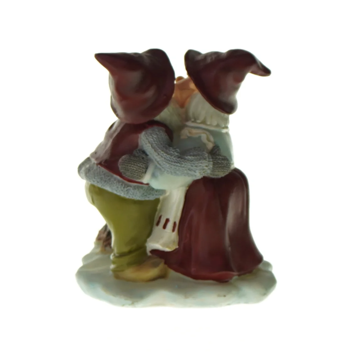 Dekorativ julefiur til lys fra Ukendt (str. LBH: 12,5x11x13,5cm)