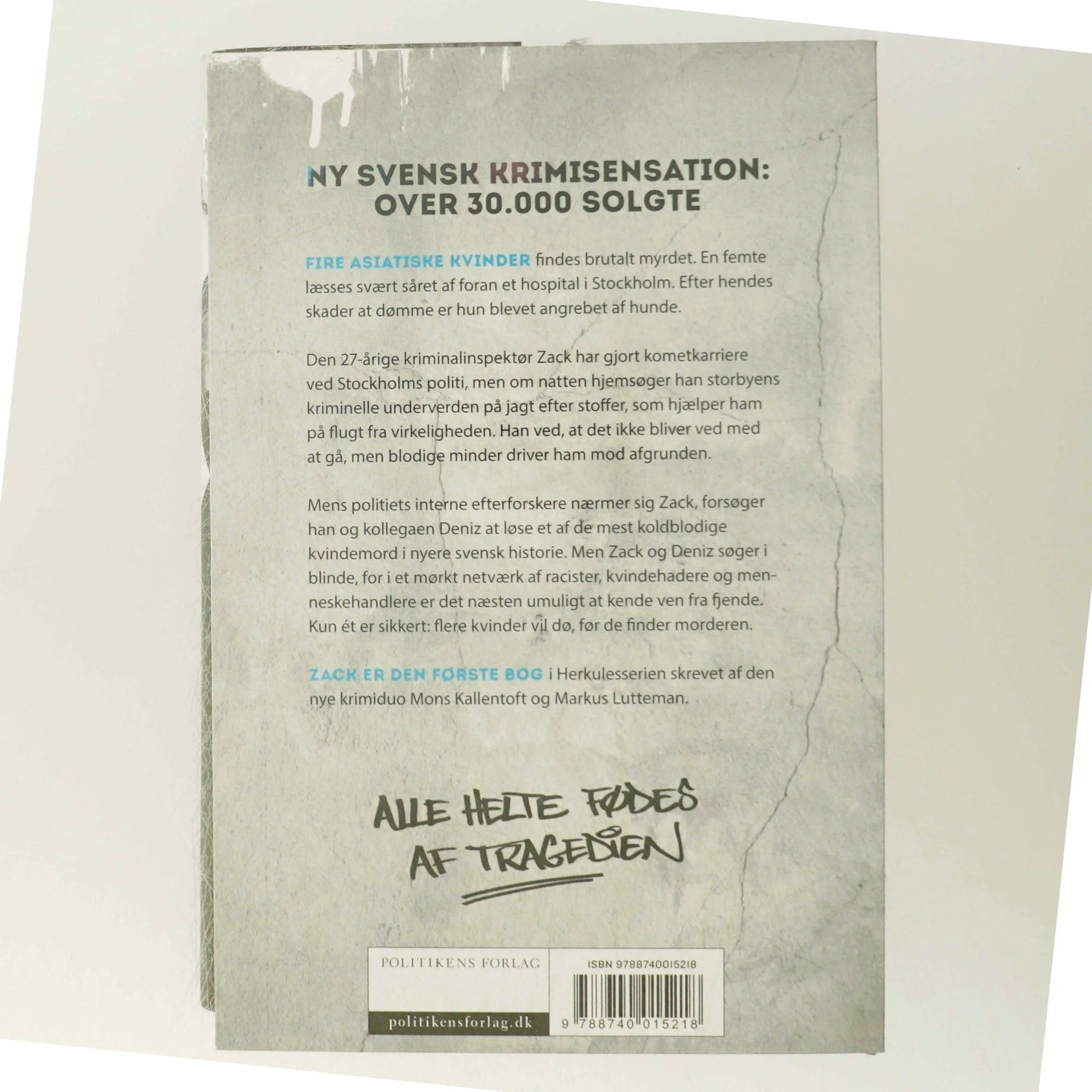 Zack af Mons Kallentoft (Bog)