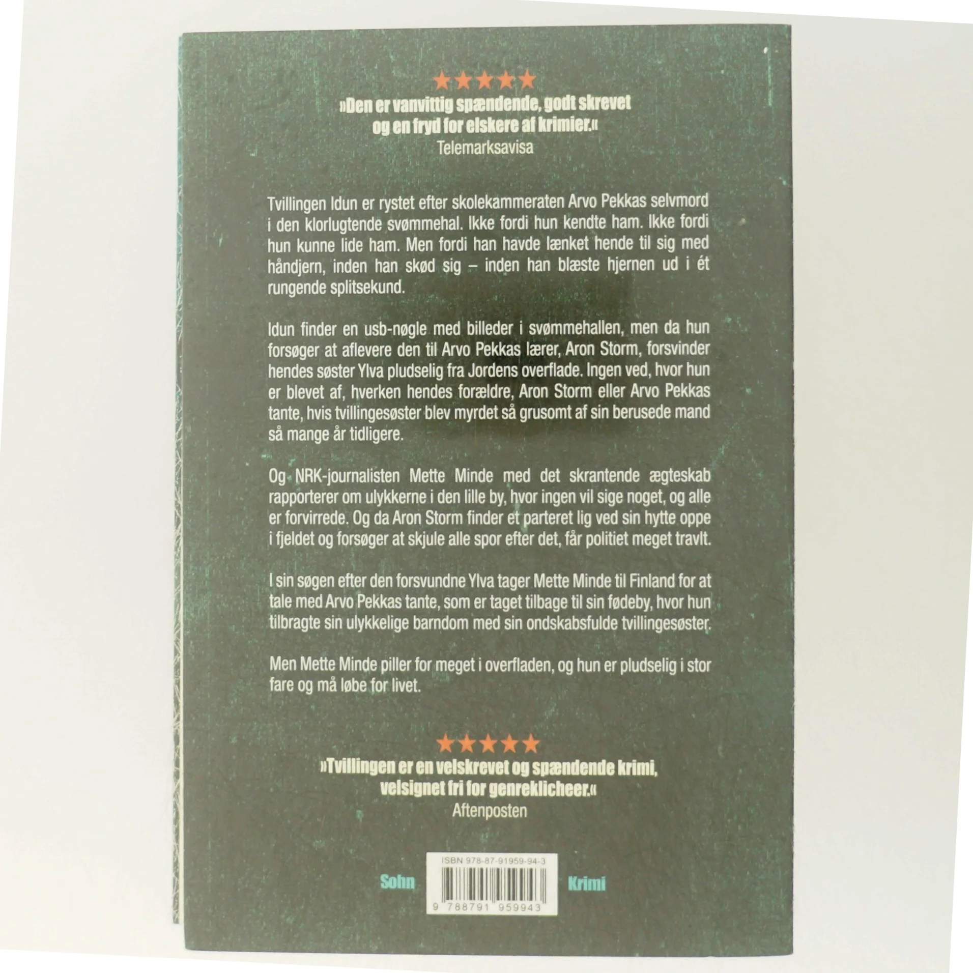 'Tvillingen' af Merete Junker (bog)