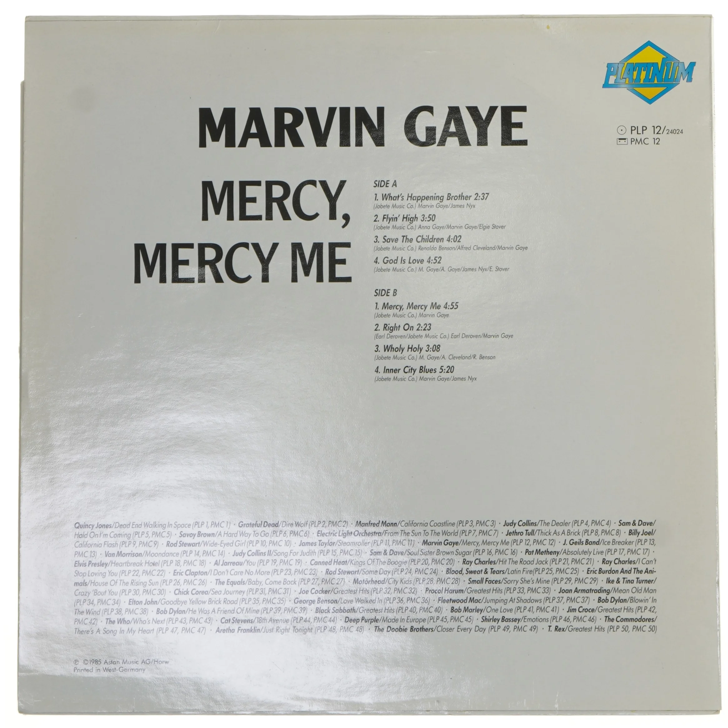 Marvin Gaye - Mercy, Mercy Me LP fra Platinum Music