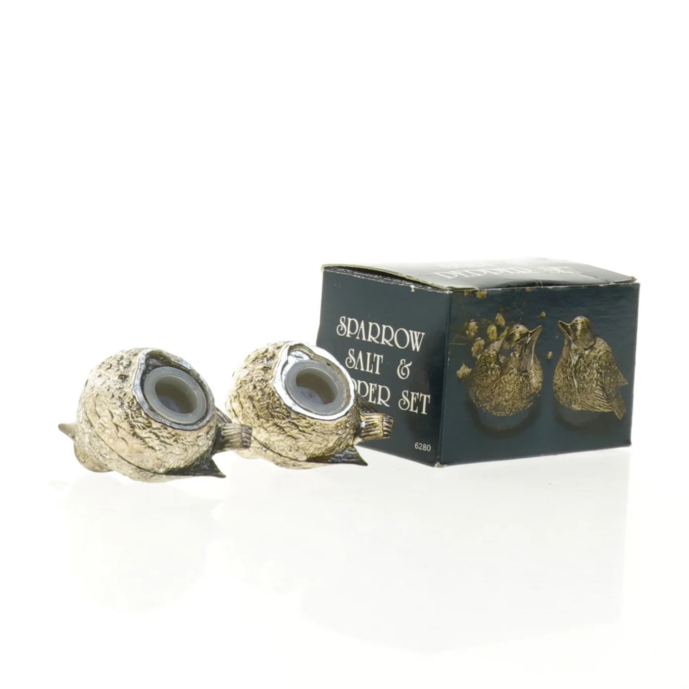 Sparrow salt- og pebersæt (str. 4 x 4 x 5 cm)