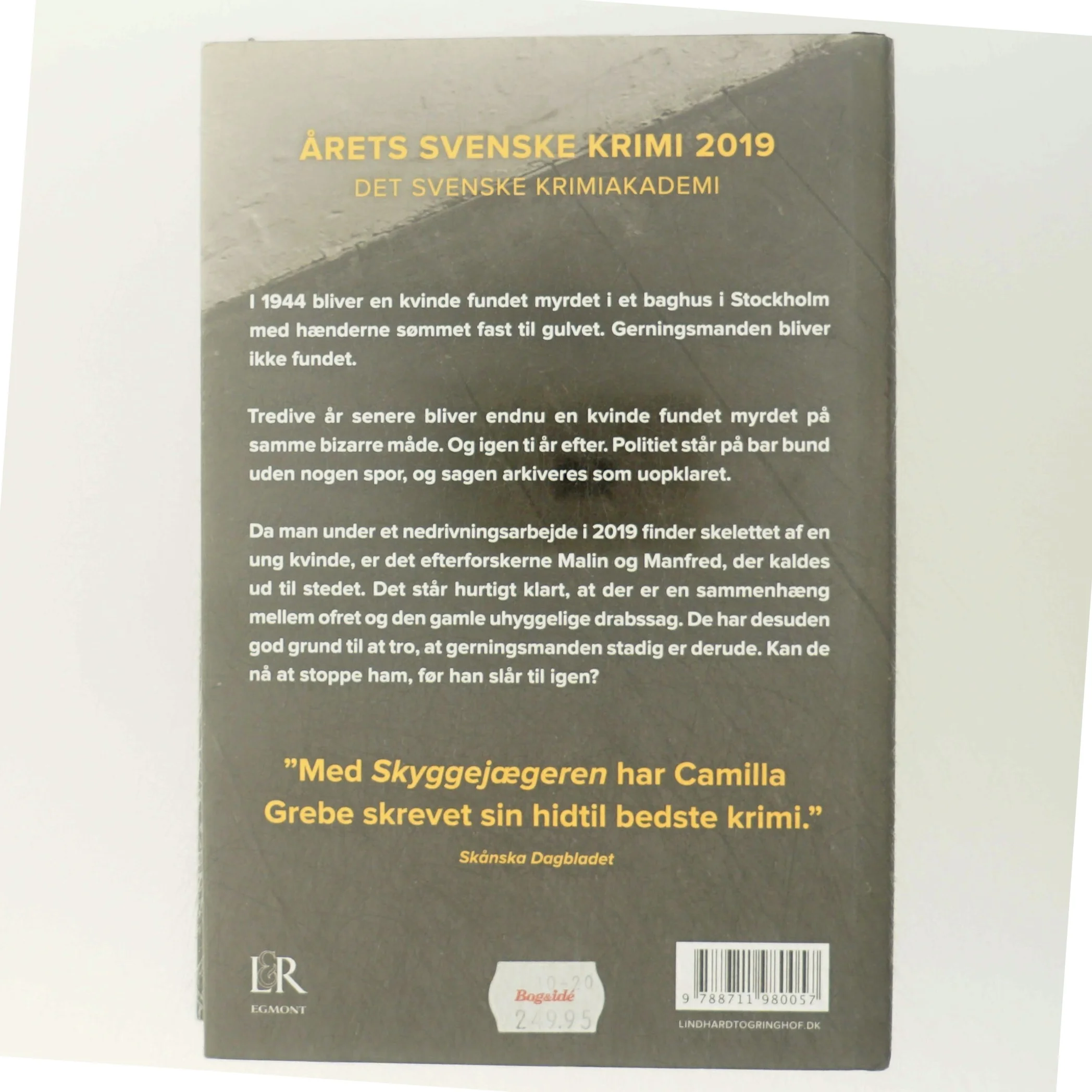 'Skyggejægeren' af Camilla Grebe (bog)