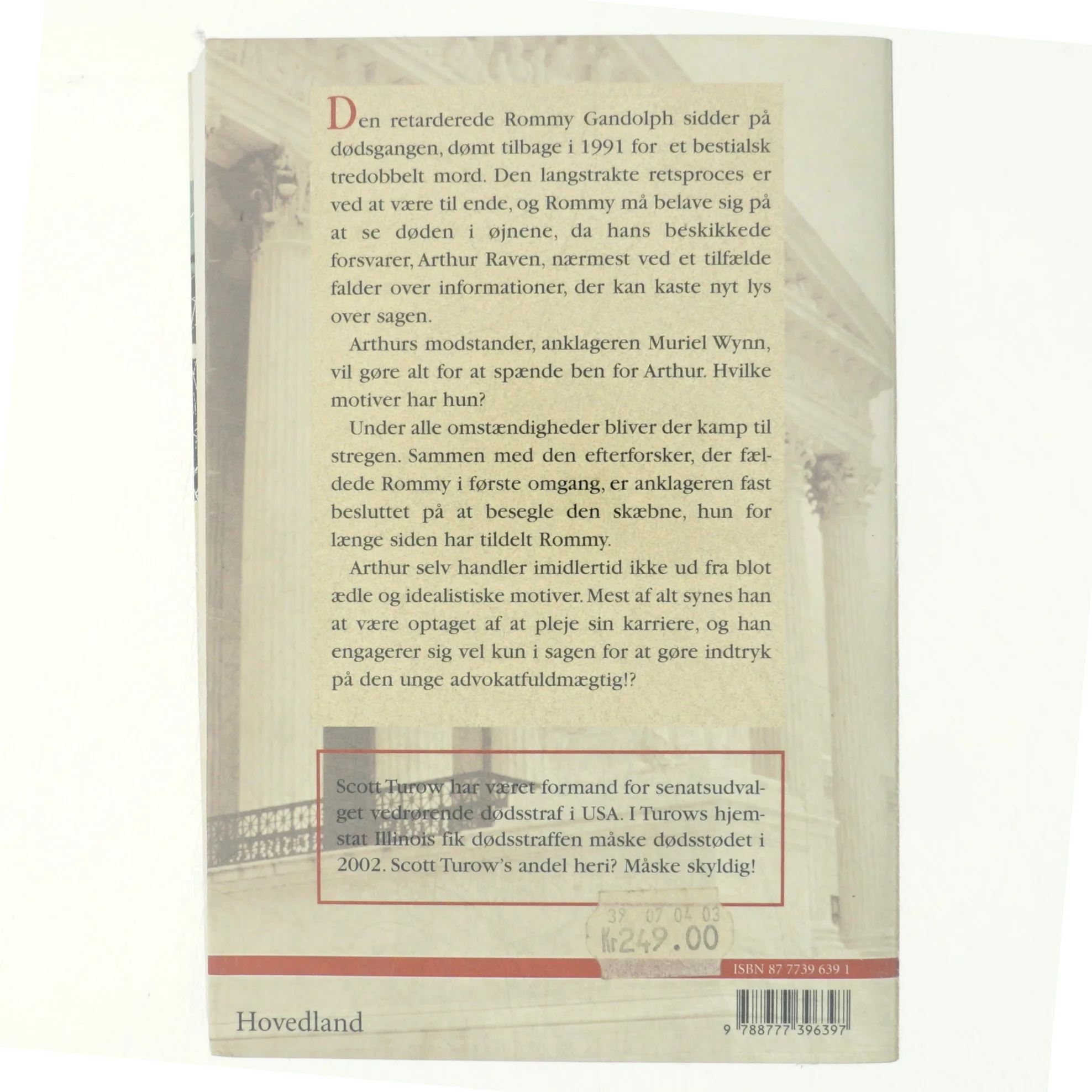 Sidste appel : roman af Scott Turow (Bog)