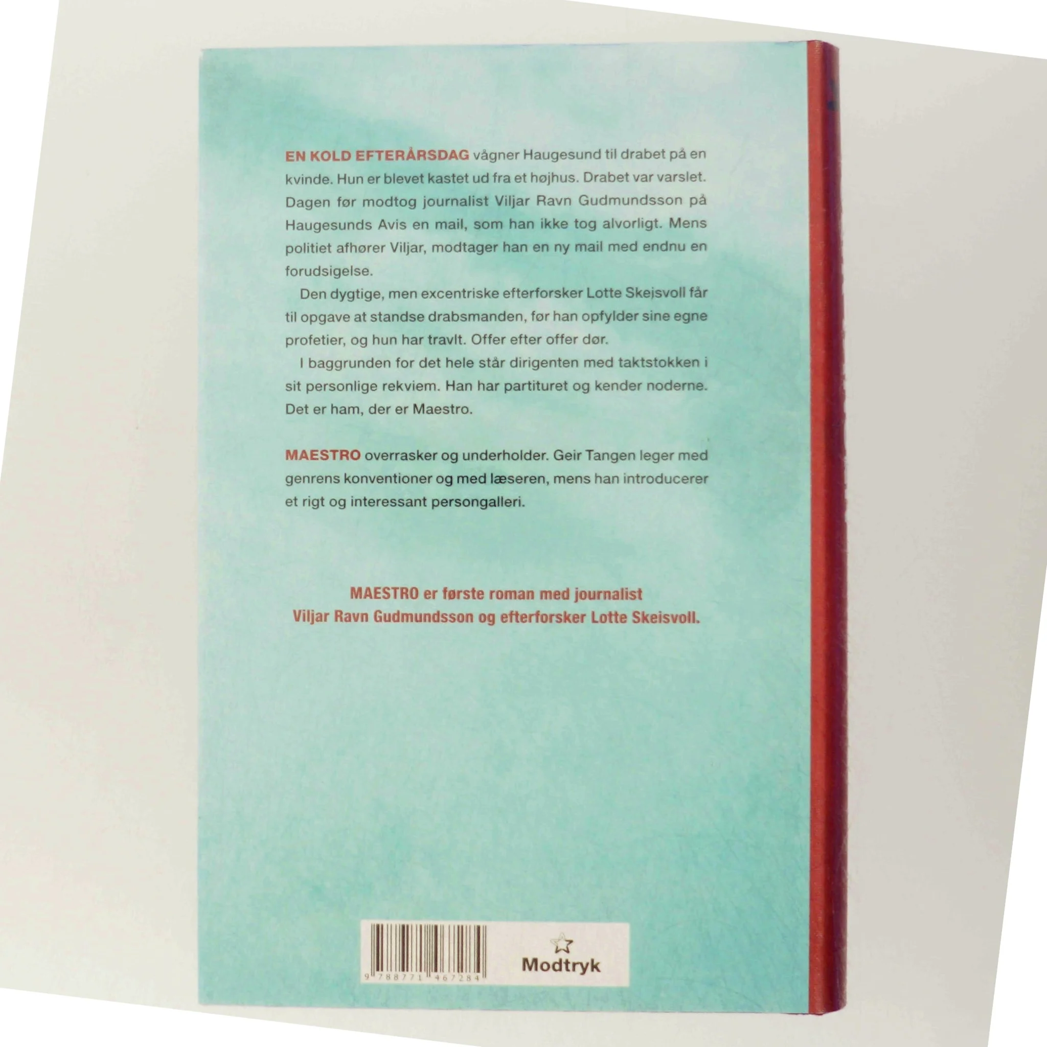 Maestro : kriminalroman af Geir Tangen (f. 1970) (Bog)