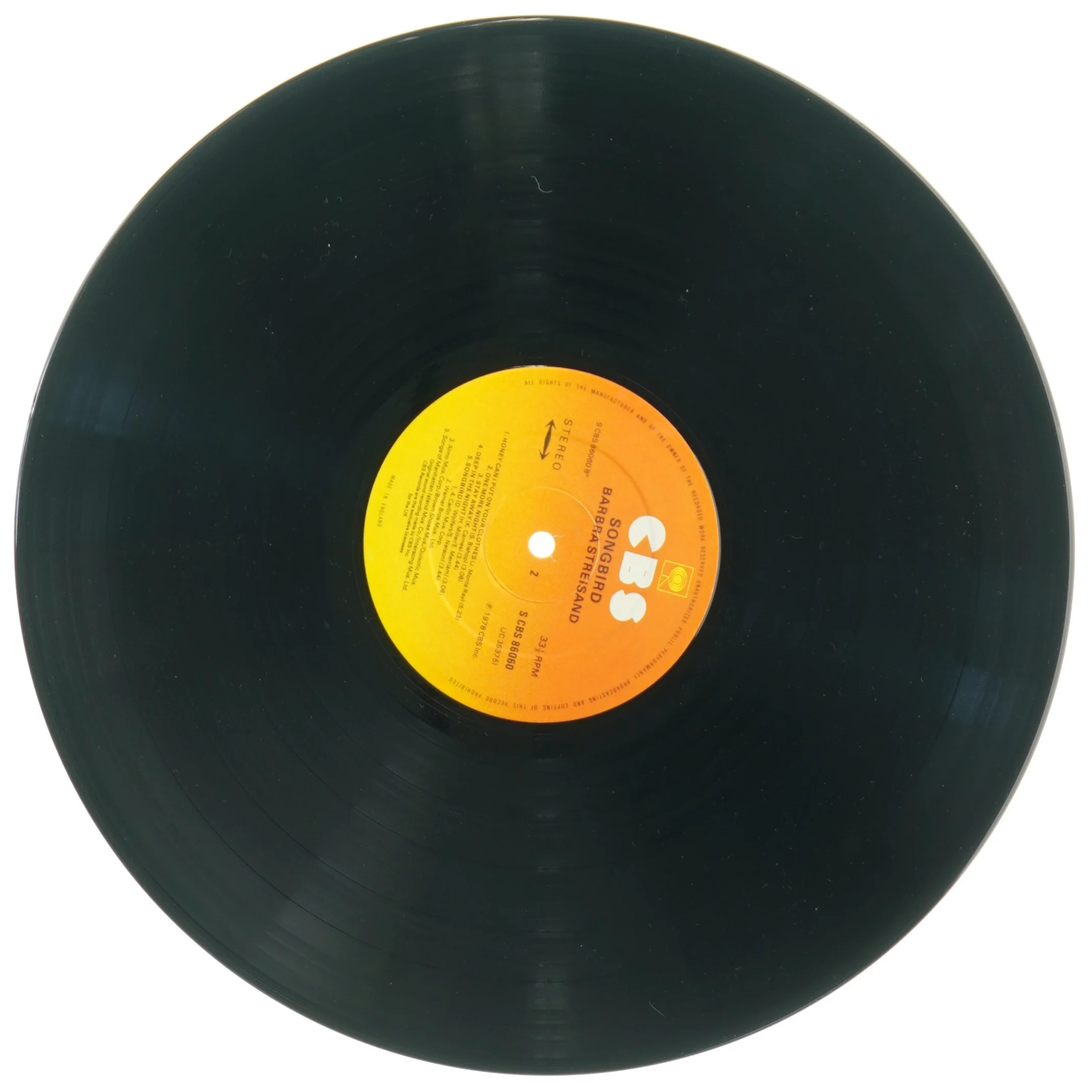 Barbra Streisand "Songbird" LP (str. 31 x 31 cm)