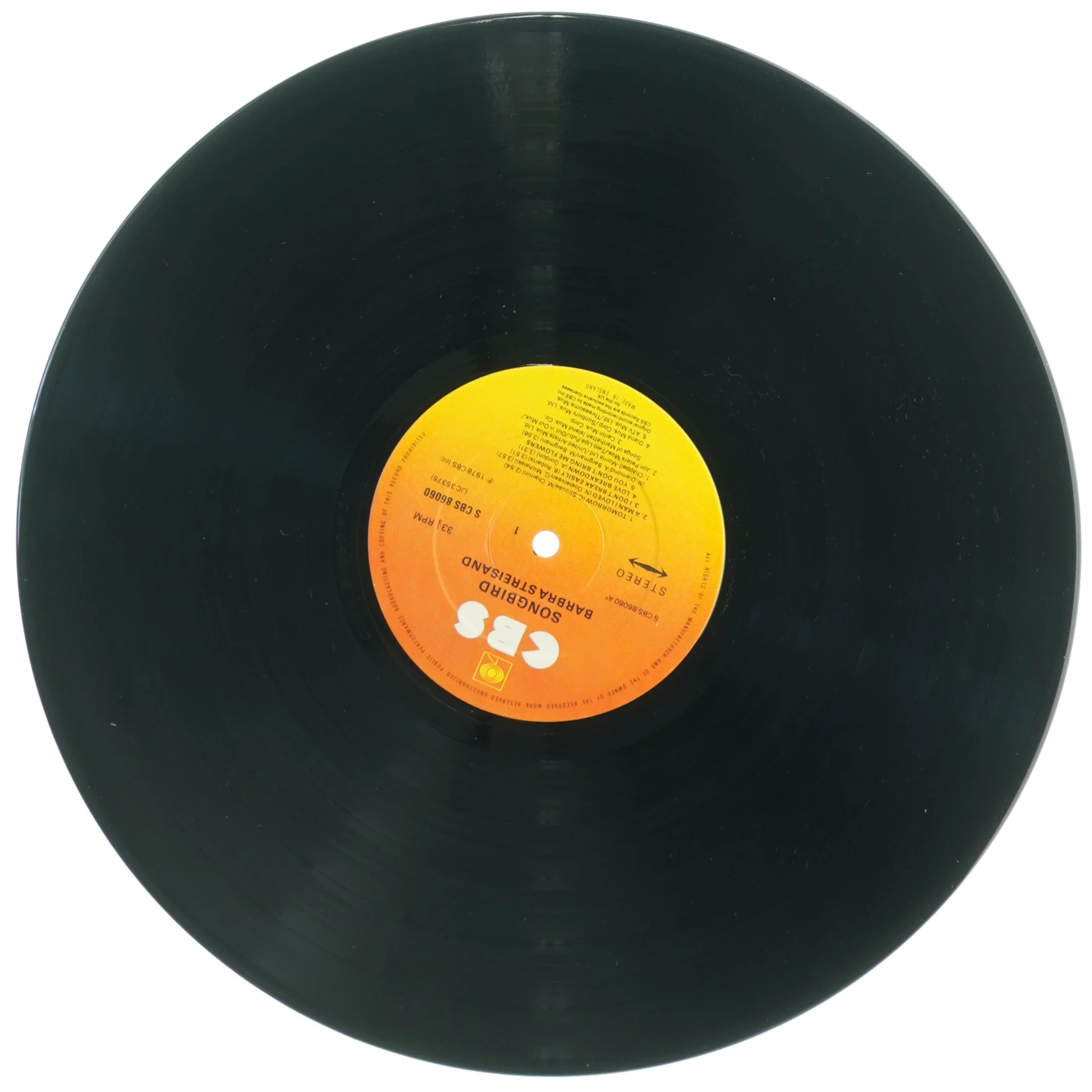 Barbra Streisand "Songbird" LP (str. 31 x 31 cm)