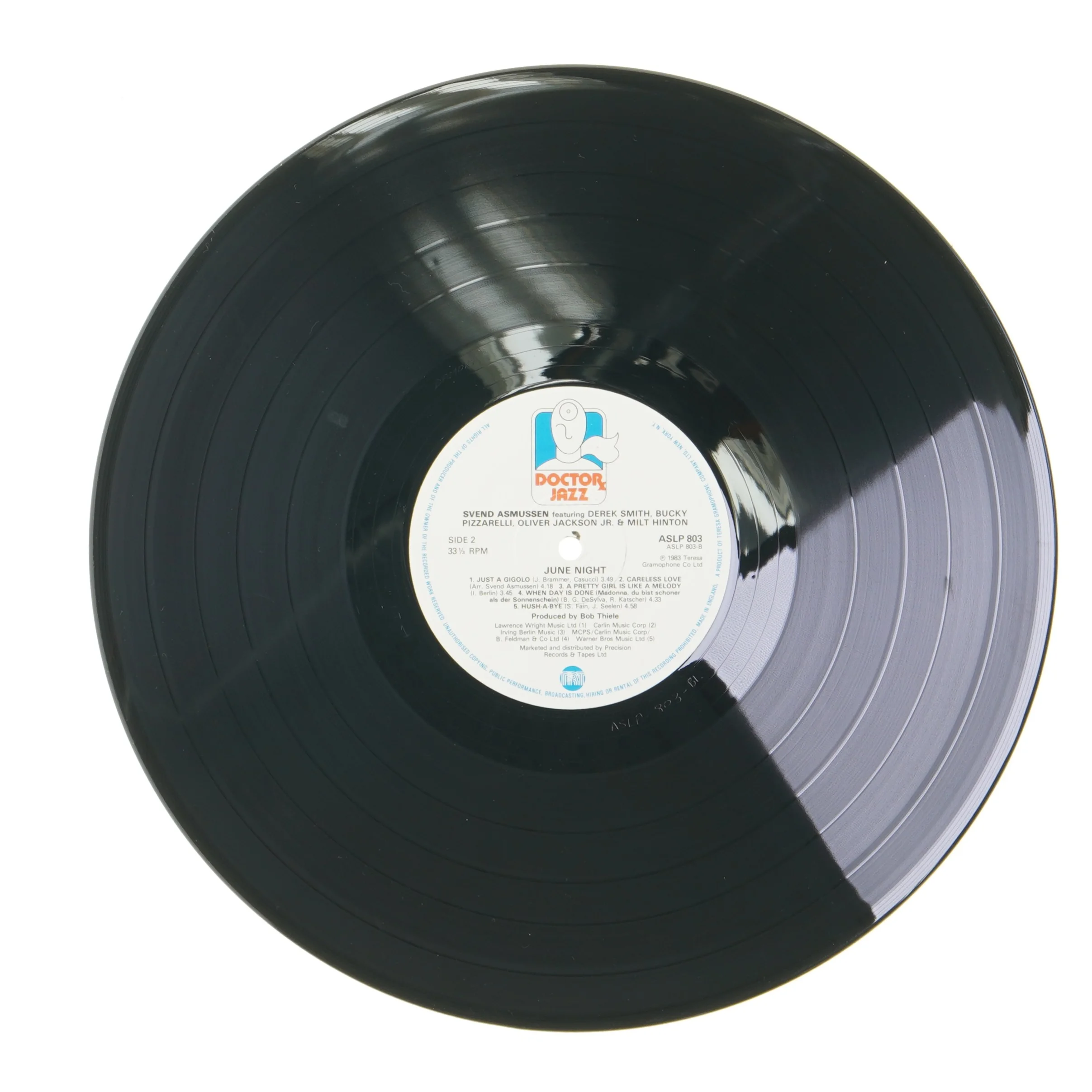 Svend Asmussen LP - June Night fra Doctor Jazz