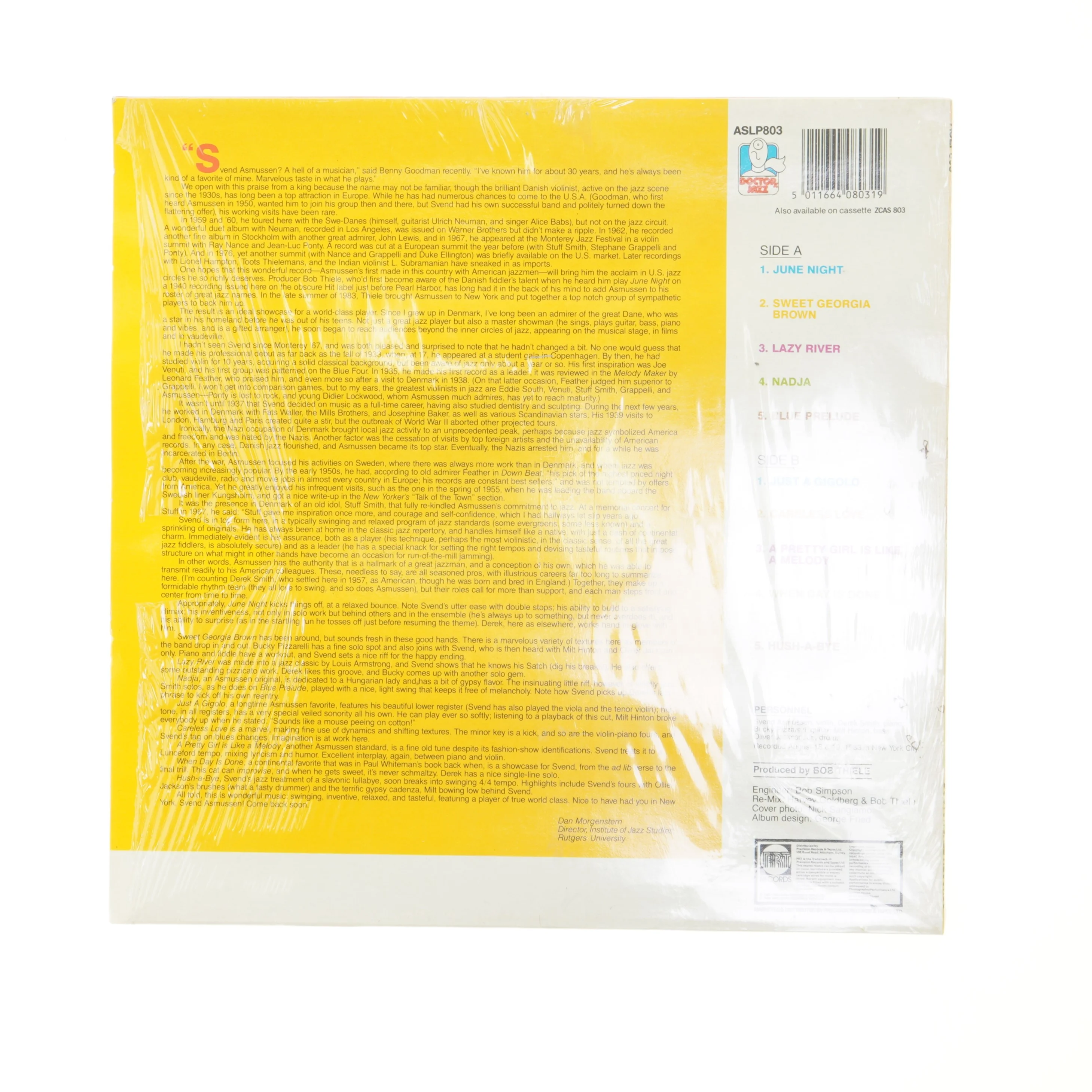 Svend Asmussen LP - June Night fra Doctor Jazz