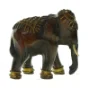 Dekorativ elefantfigur(str. LBH:18x9x16,5cm)