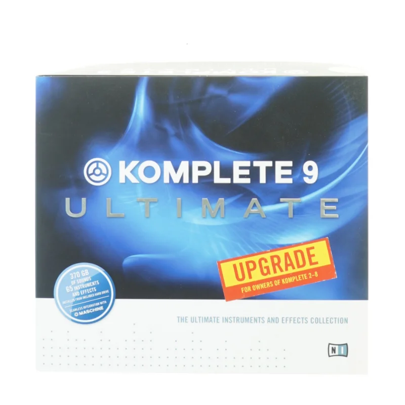 Komplete 9 ultimate upgrade fra Native Instruments (str. 25 x 26 x 10 cm)